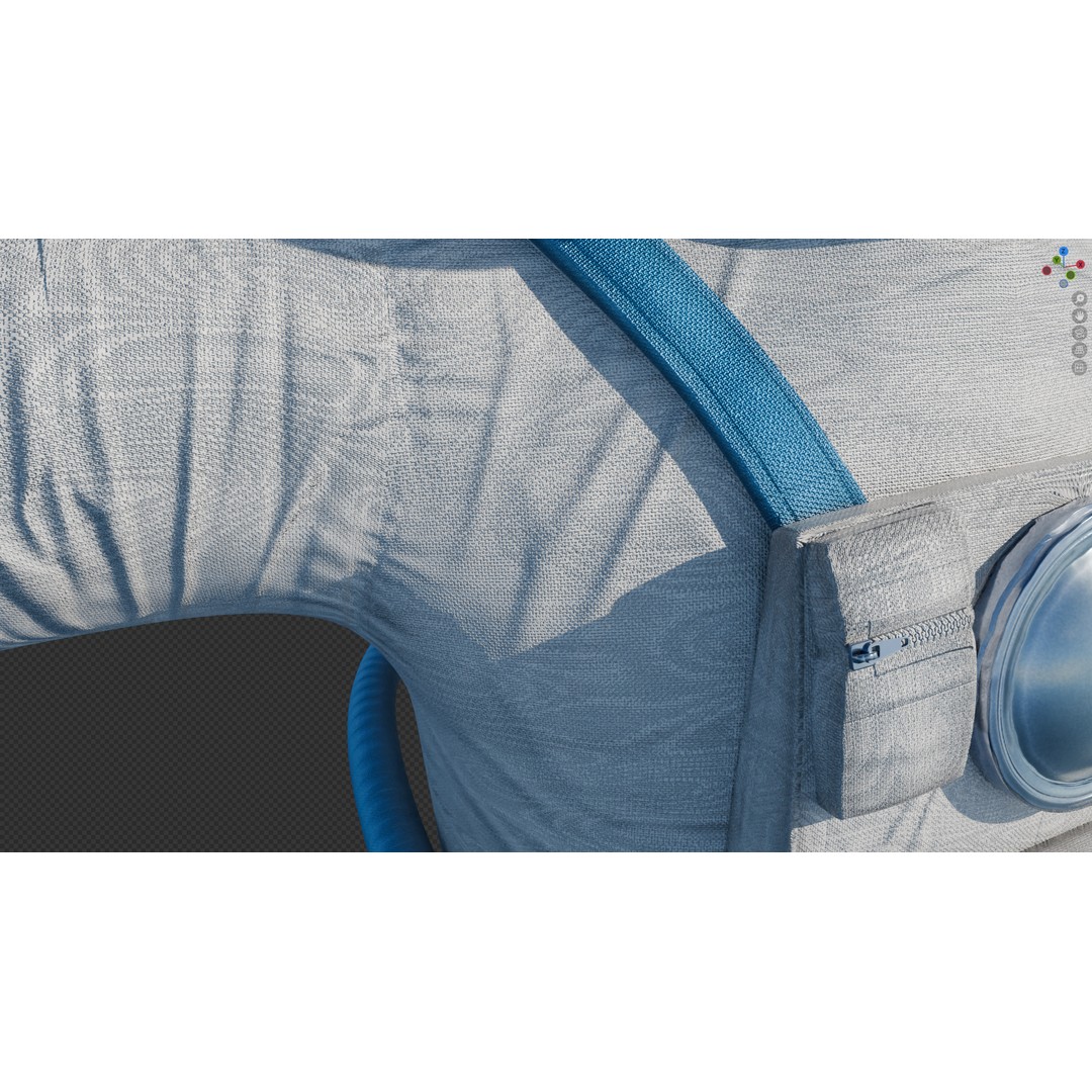 Astronaut 3D Model – Low Poly Rigged Character for Games, FBX - View 11