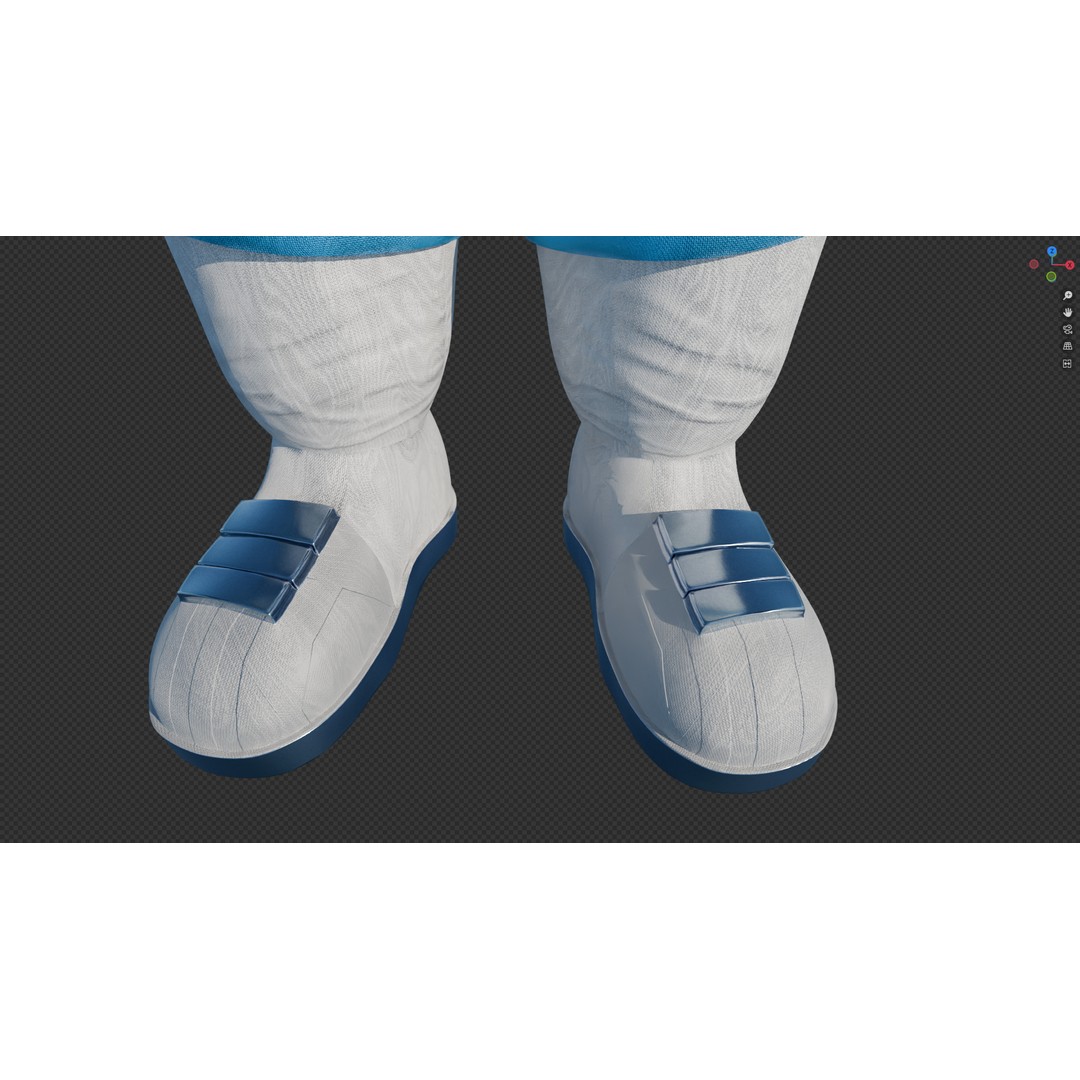 Astronaut 3D Model – Low Poly Rigged Character for Games, FBX - View 14