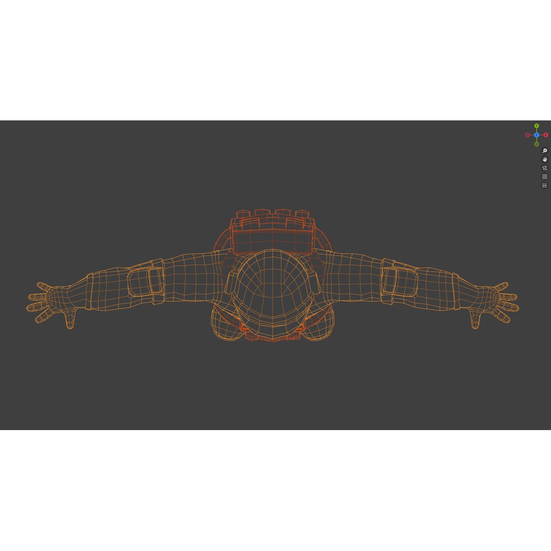 Astronaut 3D Model – Low Poly Rigged Character for Games, FBX - View 33