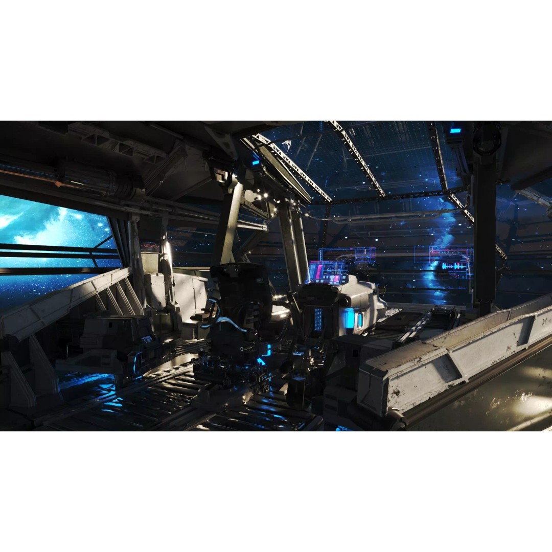 Spaceship Cockpit v6 3D Model – High Poly Sci-Fi Vehicle, FBX, OBJ - View 2