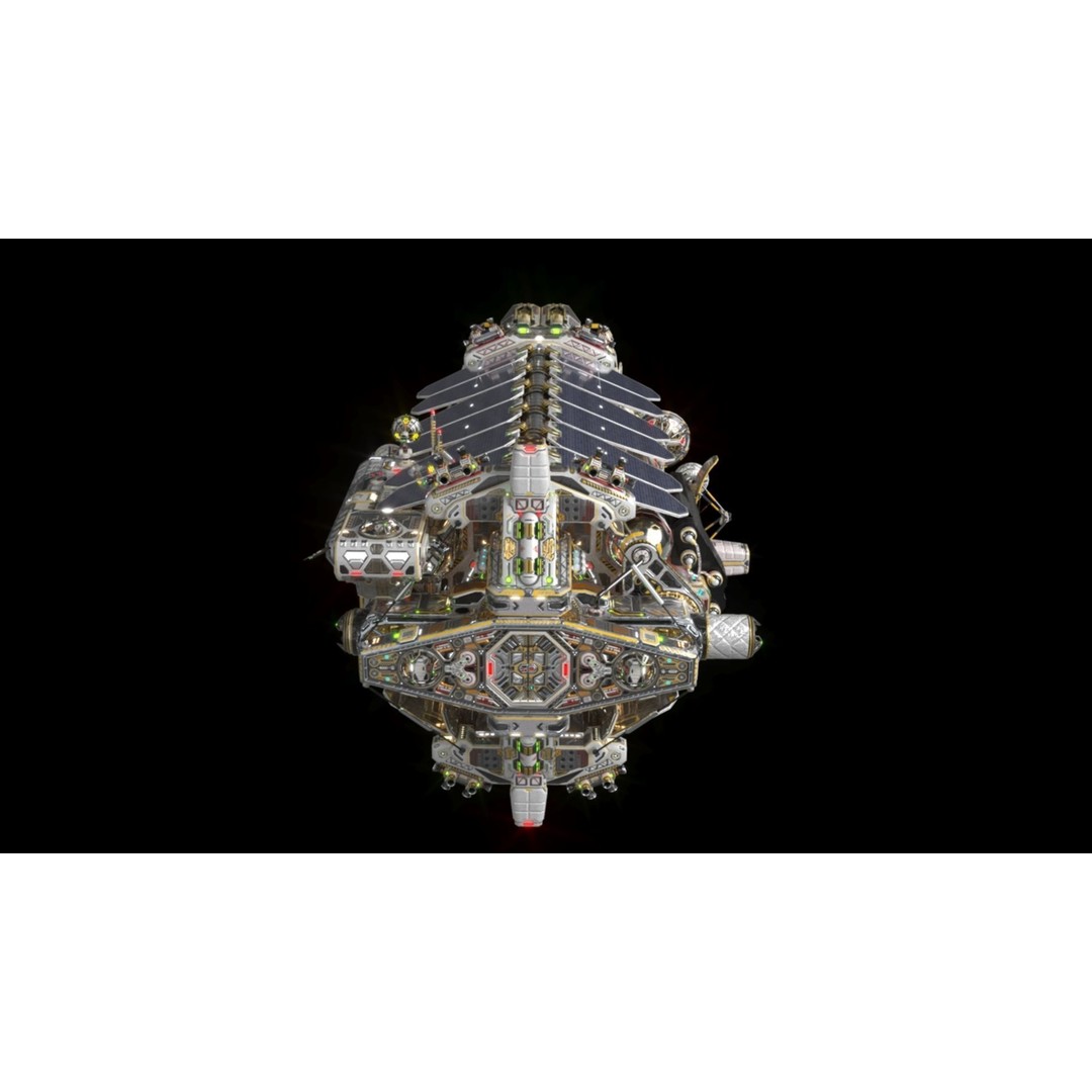 Civilian Dromedary Transport Bow Section 3D Model – PBR Textures, Game-Ready - View 19