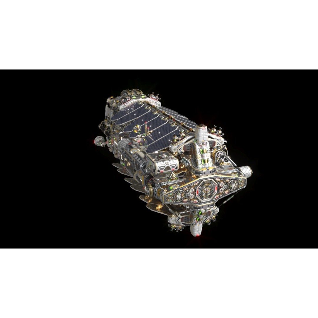 Civilian Dromedary Transport Bow Section 3D Model – PBR Textures, Game-Ready - View 20