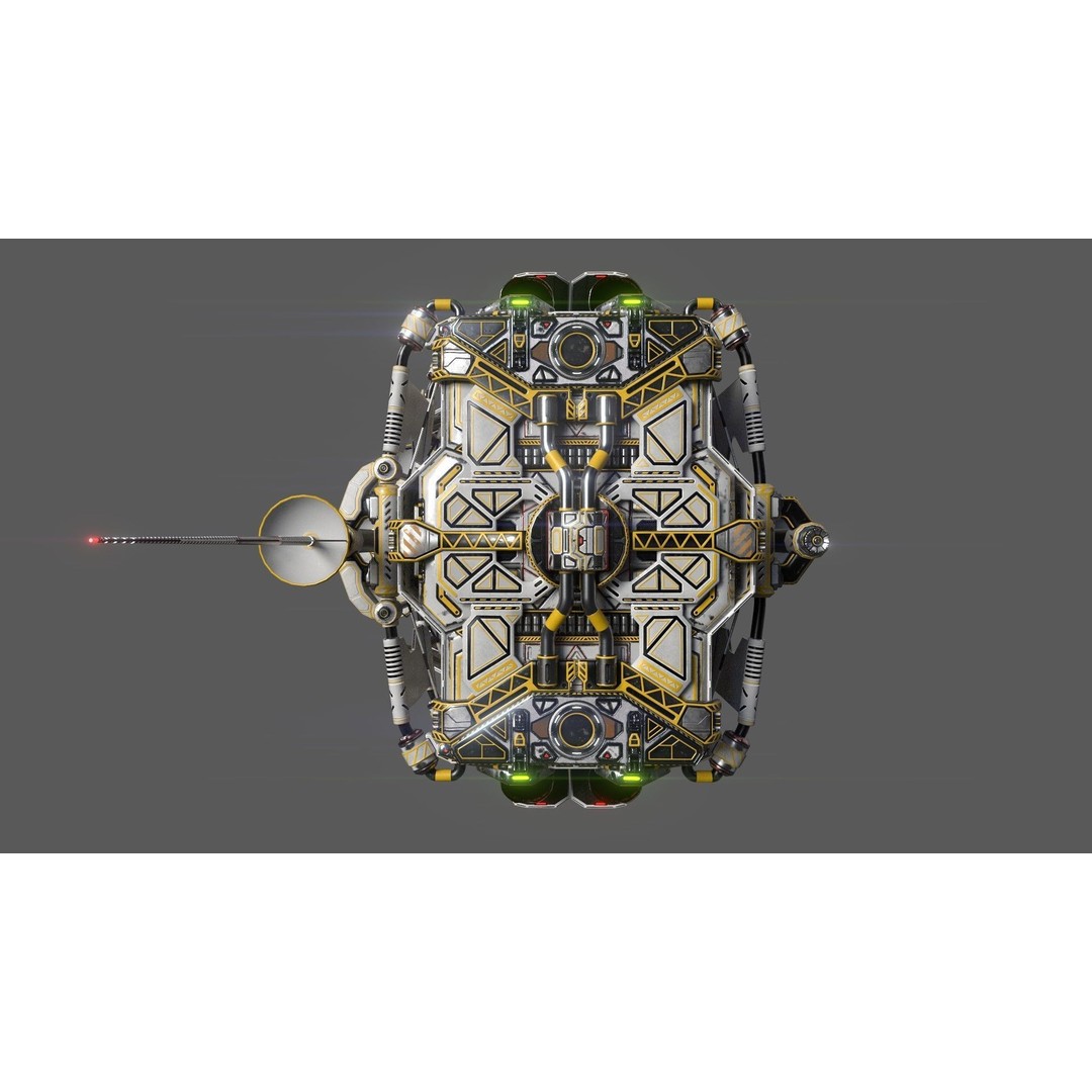 Civilian Dromedary Transport Bow Section 3D Model – PBR Textures, Game-Ready - View 4