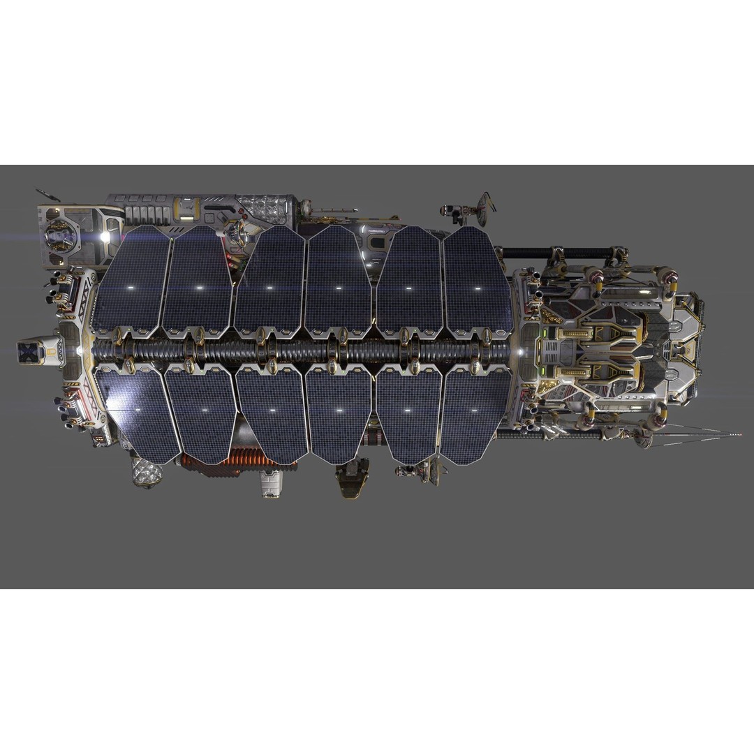 Civilian Dromedary Transport Bow Section 3D Model – PBR Textures, Game-Ready - View 5