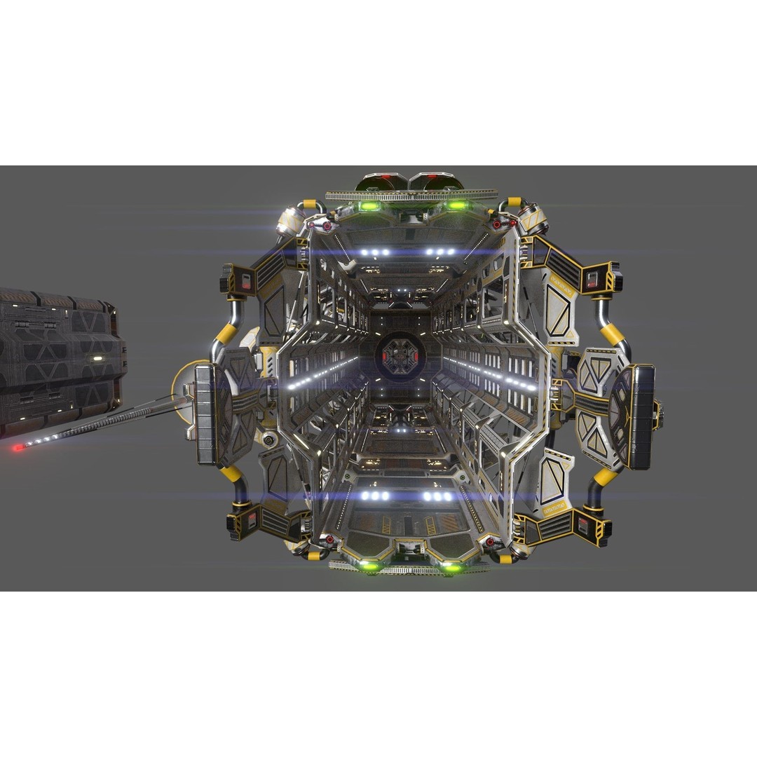 Civilian Dromedary Transport Bow Section 3D Model – PBR Textures, Game-Ready - View 8