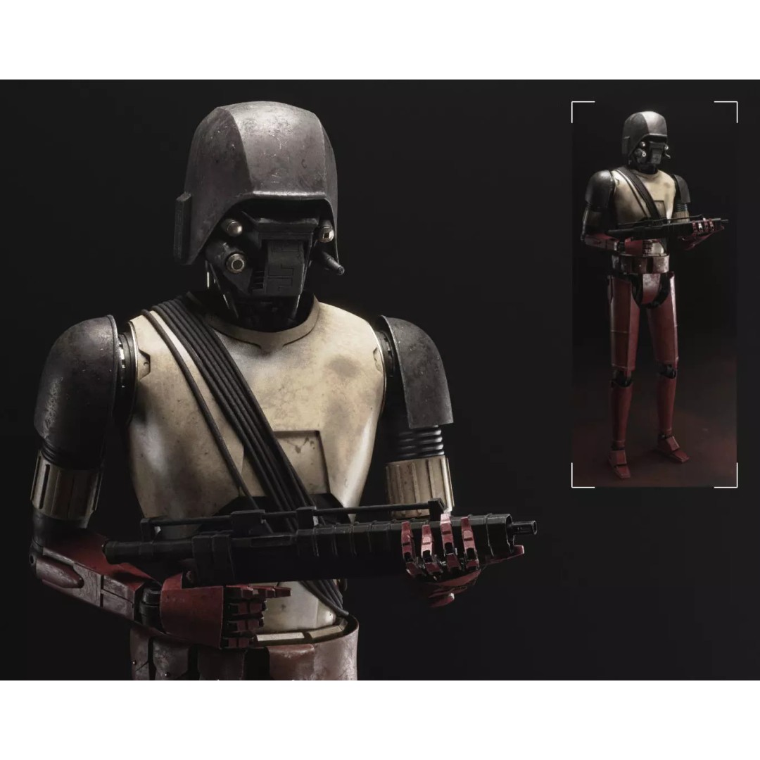 HK-87 Droid 3D Model – Fully Rigged Sci-Fi Character, Blender, FBX, OBJ - View 2