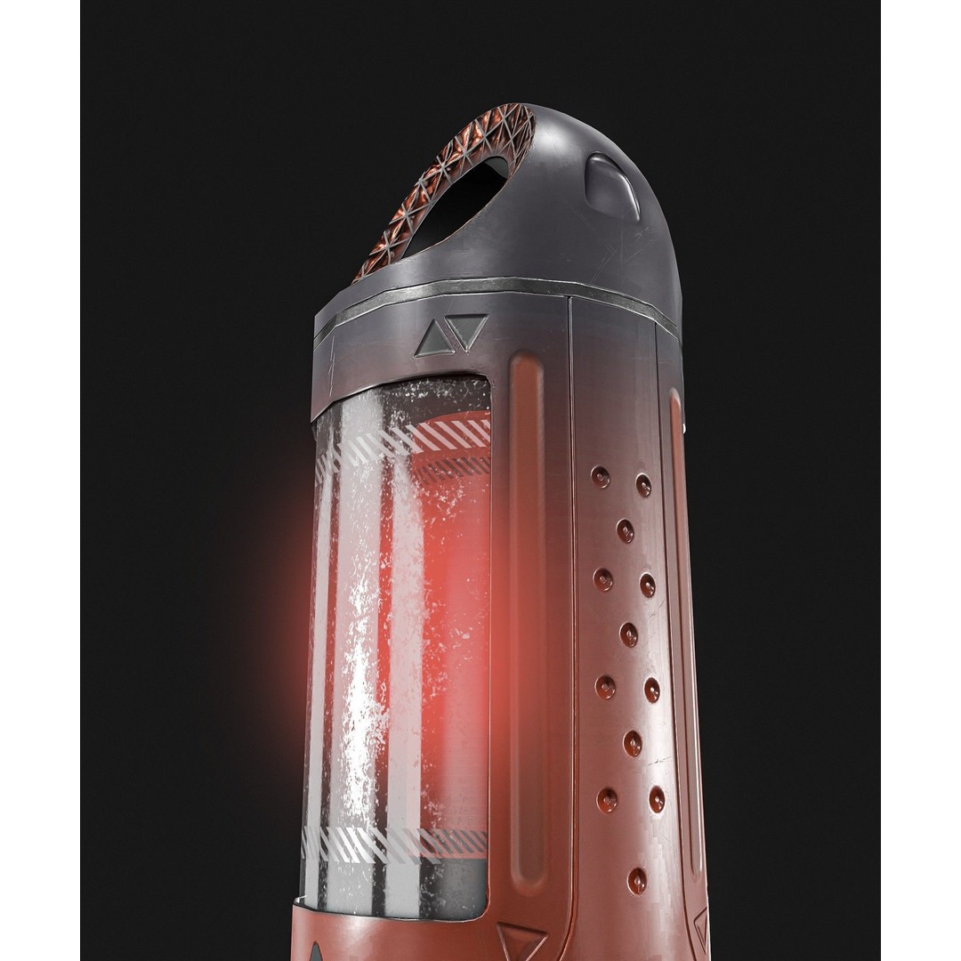 Sci-Fi Teleportation Device 3D Model – Low Poly Game Asset, PBR Textures - View 13