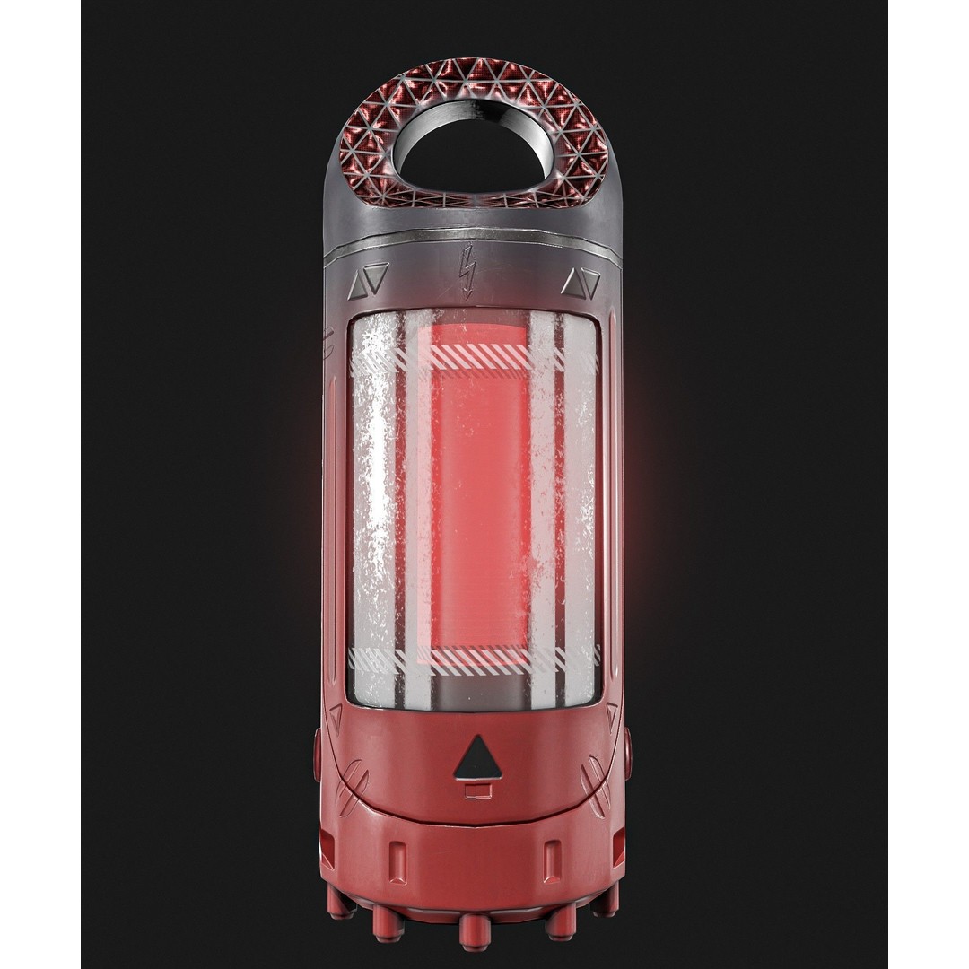 Sci-Fi Teleportation Device 3D Model – Low Poly Game Asset, PBR Textures - View 15