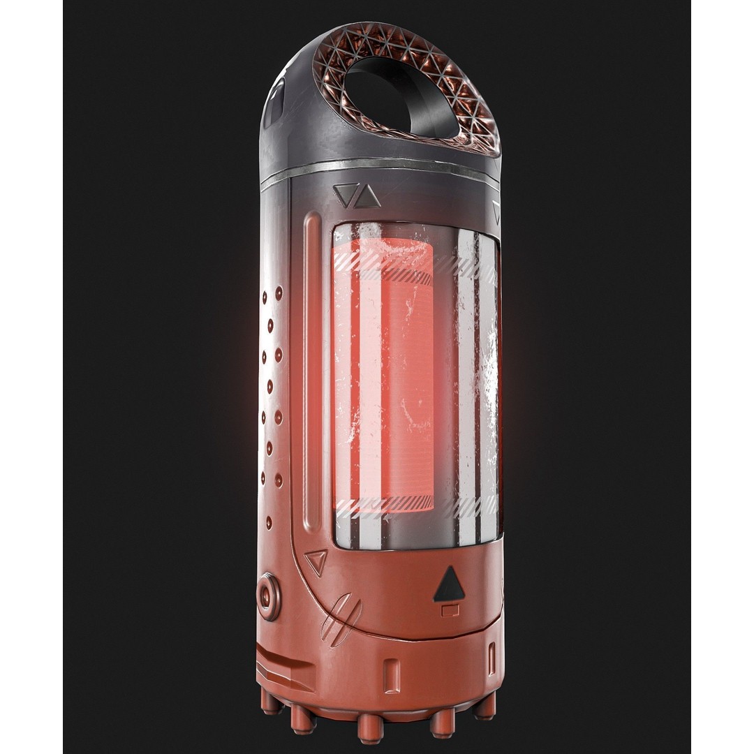 Sci-Fi Teleportation Device 3D Model – Low Poly Game Asset, PBR Textures - View 18