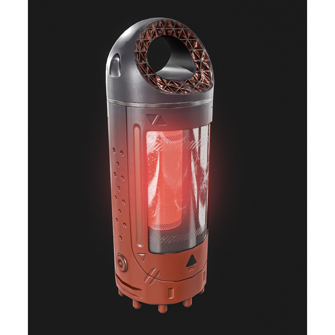 Sci-Fi Teleportation Device 3D Model – Low Poly Game Asset, PBR Textures - View 19