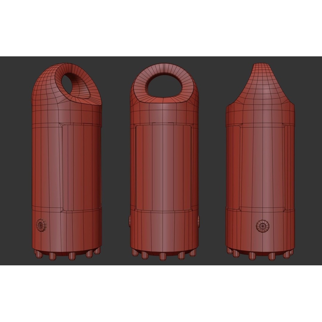 Sci-Fi Teleportation Device 3D Model – Low Poly Game Asset, PBR Textures - View 22