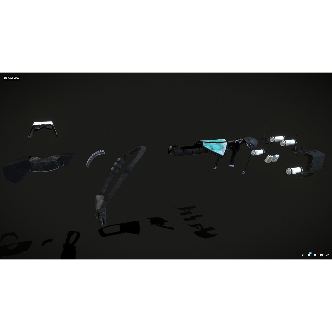 Clone Trooper 3D Model – Low Poly Character Asset, Rigged FBX - View 8