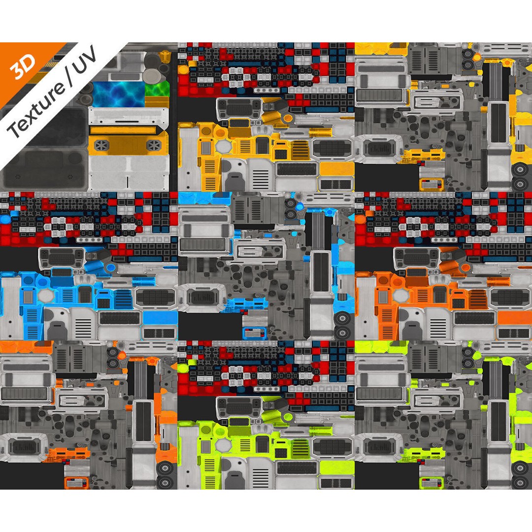 Sci-Fi Laboratory Table 3D Model – Low Poly PBR Asset for Games