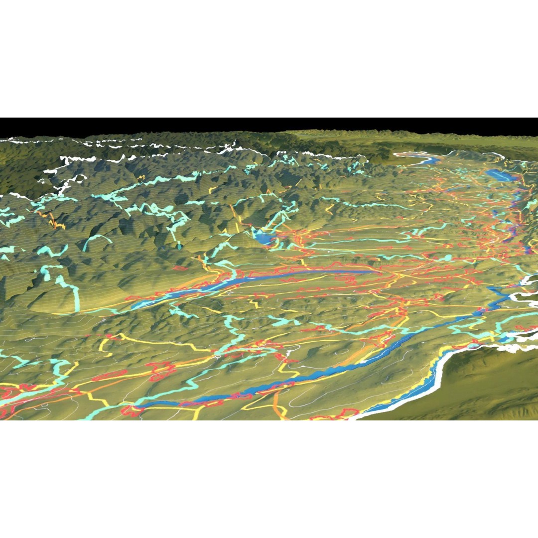 Switzerland Map 3D Model – Realistic Satellite Terrain, FBX, OBJ - View 19
