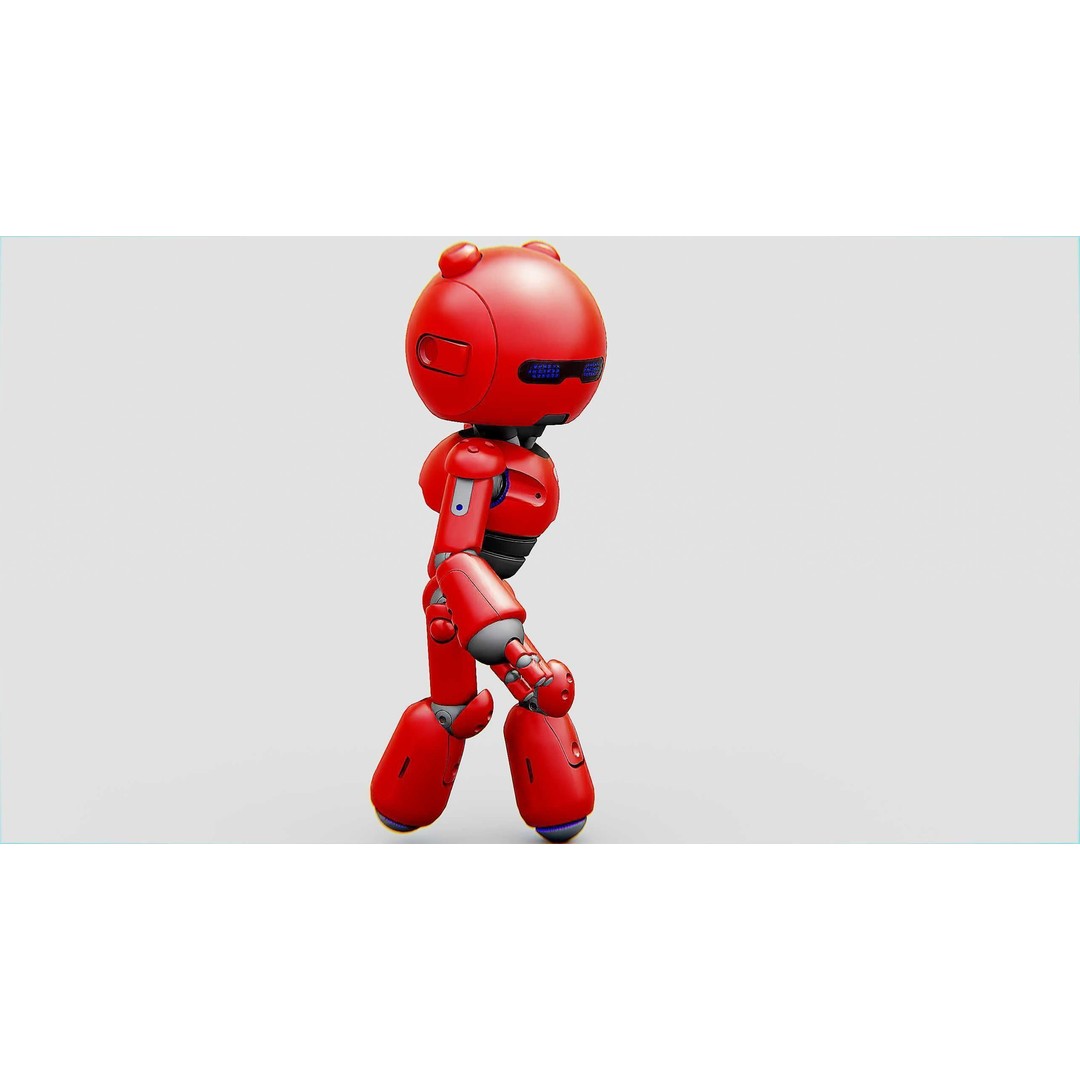 Hell Boy Bot 3D Model – Rigged Sci-Fi Character for Unity & Unreal Engine - View 13