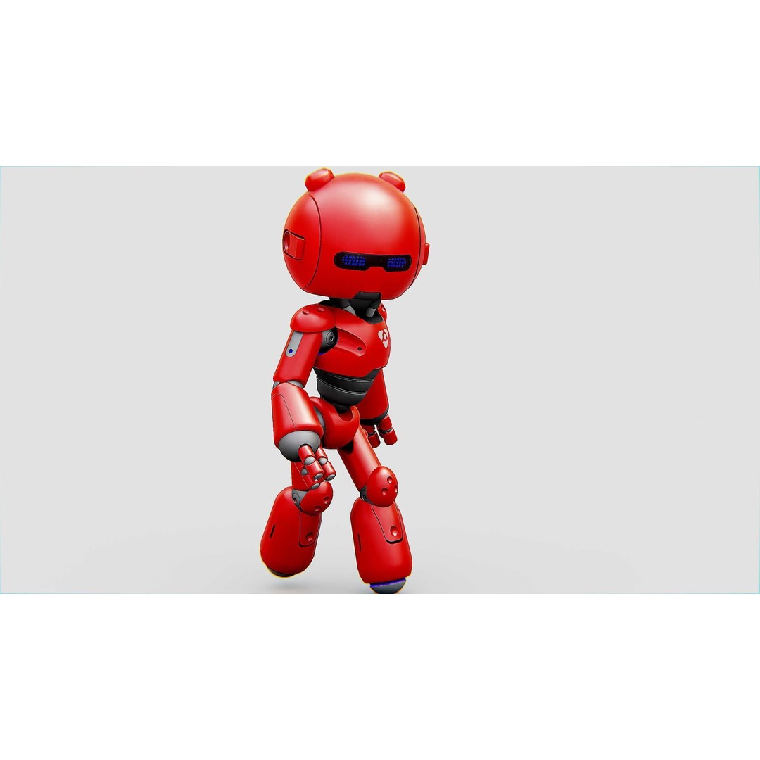 Hell Boy Bot 3D Model – Rigged Sci-Fi Character for Unity & Unreal Engine - View 14