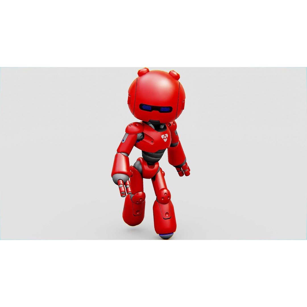 Hell Boy Bot 3D Model – Rigged Sci-Fi Character for Unity & Unreal Engine - View 15