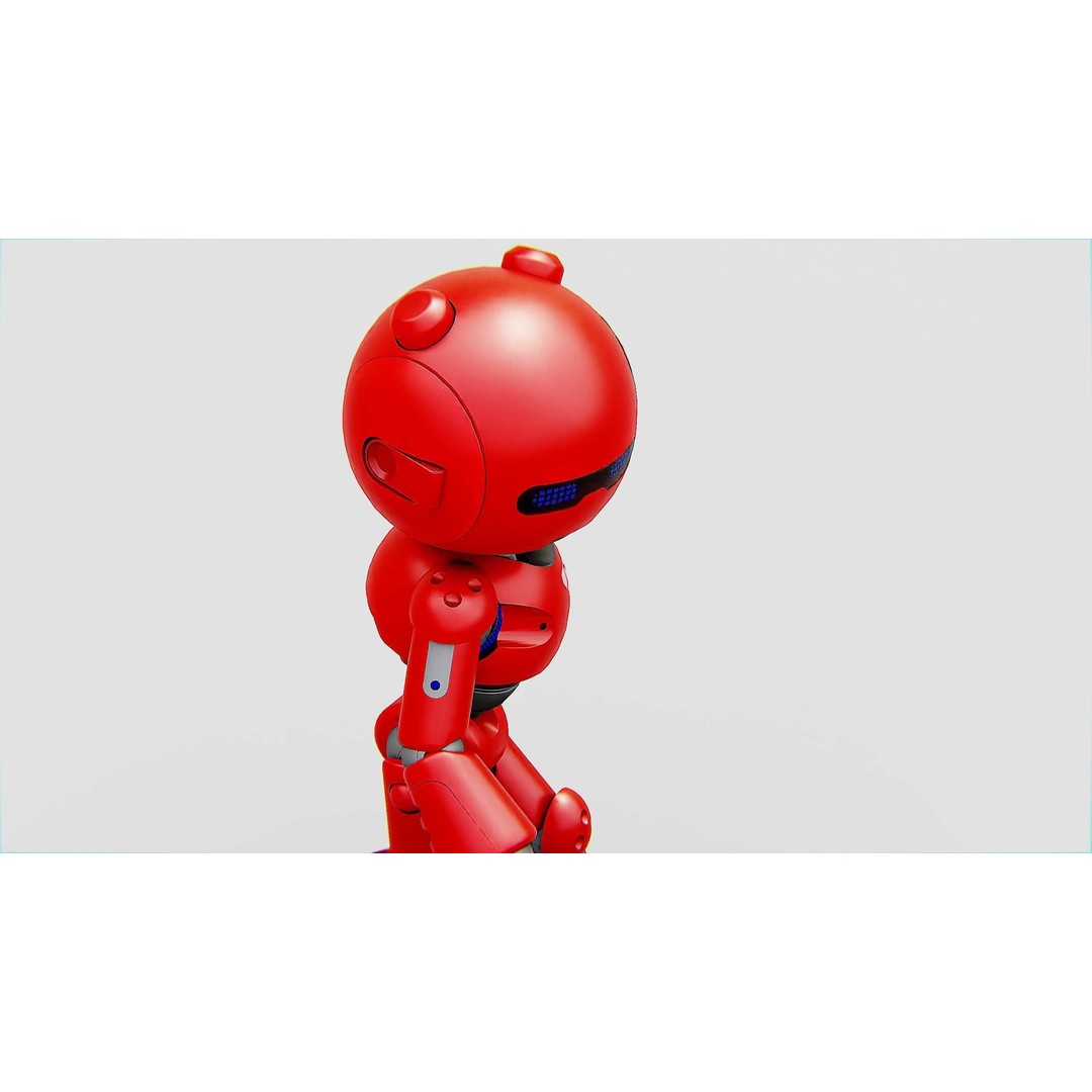 Hell Boy Bot 3D Model – Rigged Sci-Fi Character for Unity & Unreal Engine - View 19