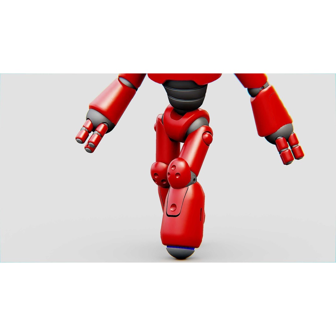 Hell Boy Bot 3D Model – Rigged Sci-Fi Character for Unity & Unreal Engine - View 20