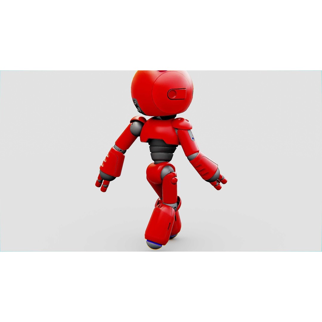 Hell Boy Bot 3D Model – Rigged Sci-Fi Character for Unity & Unreal Engine - View 22