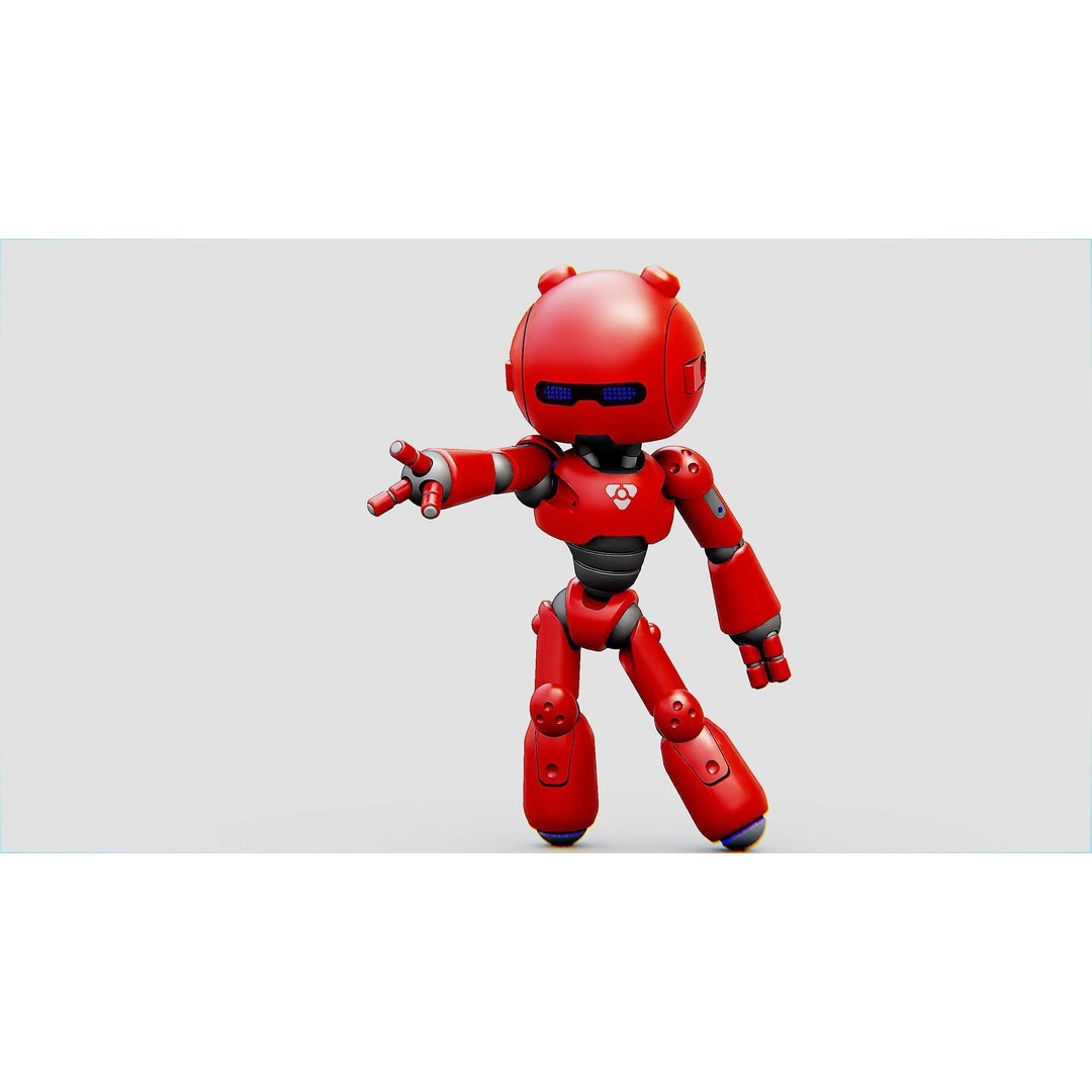 Hell Boy Bot 3D Model – Rigged Sci-Fi Character for Unity & Unreal Engine - View 26