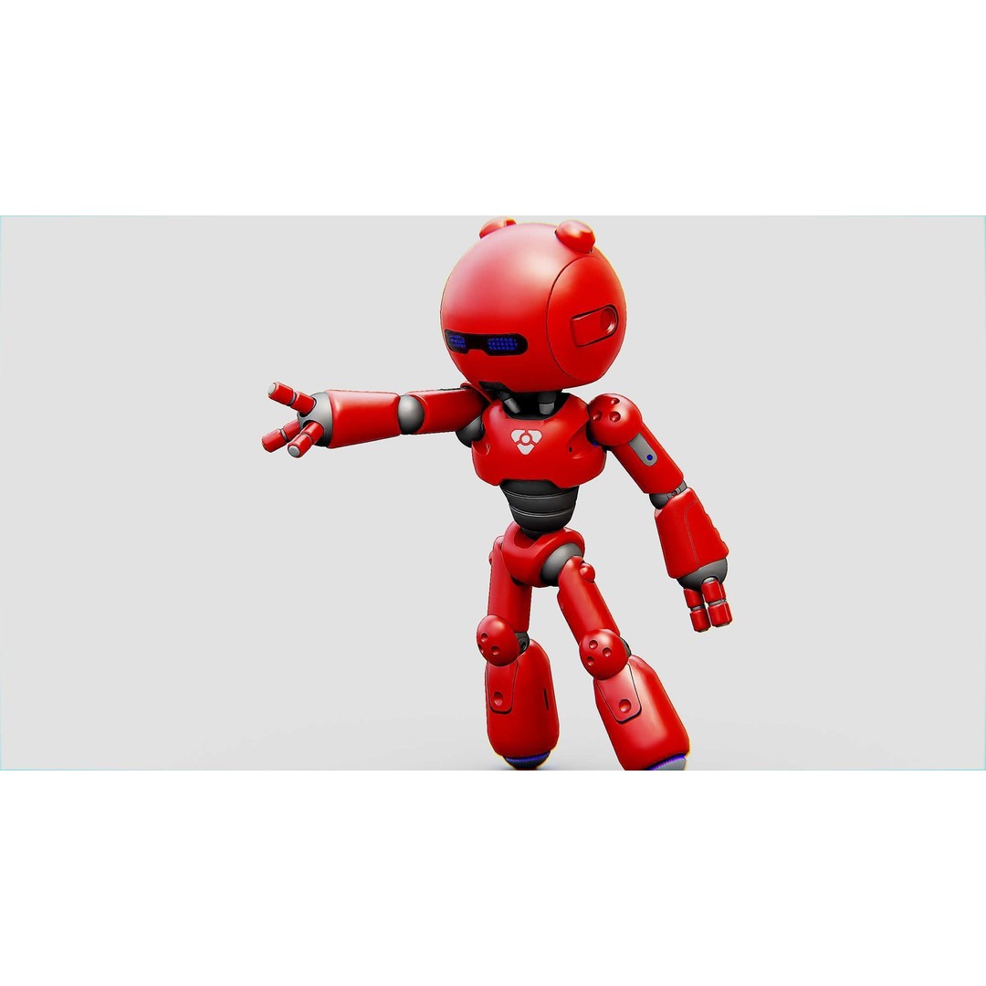 Hell Boy Bot 3D Model – Rigged Sci-Fi Character for Unity & Unreal Engine - View 27