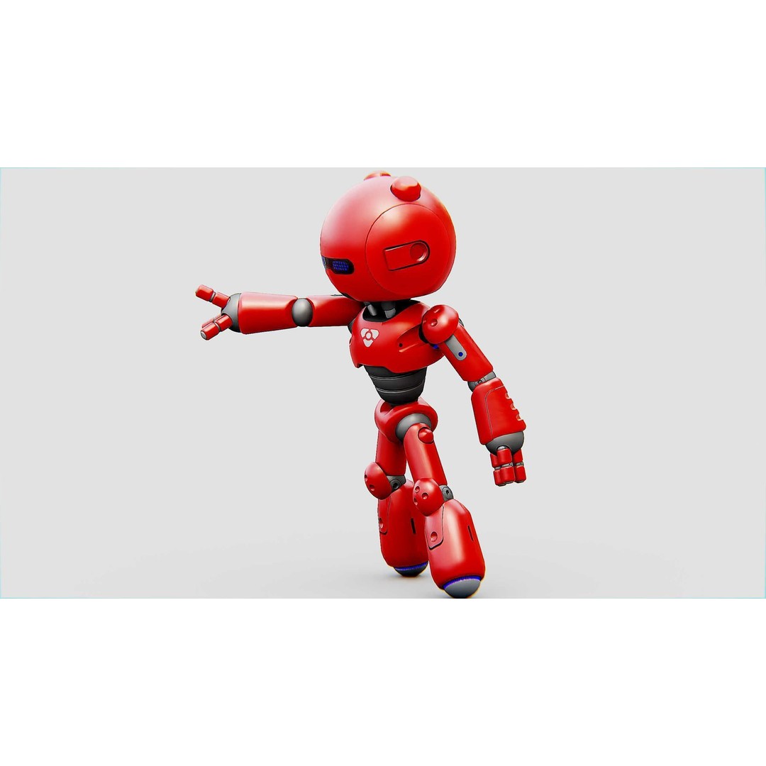 Hell Boy Bot 3D Model – Rigged Sci-Fi Character for Unity & Unreal Engine - View 28