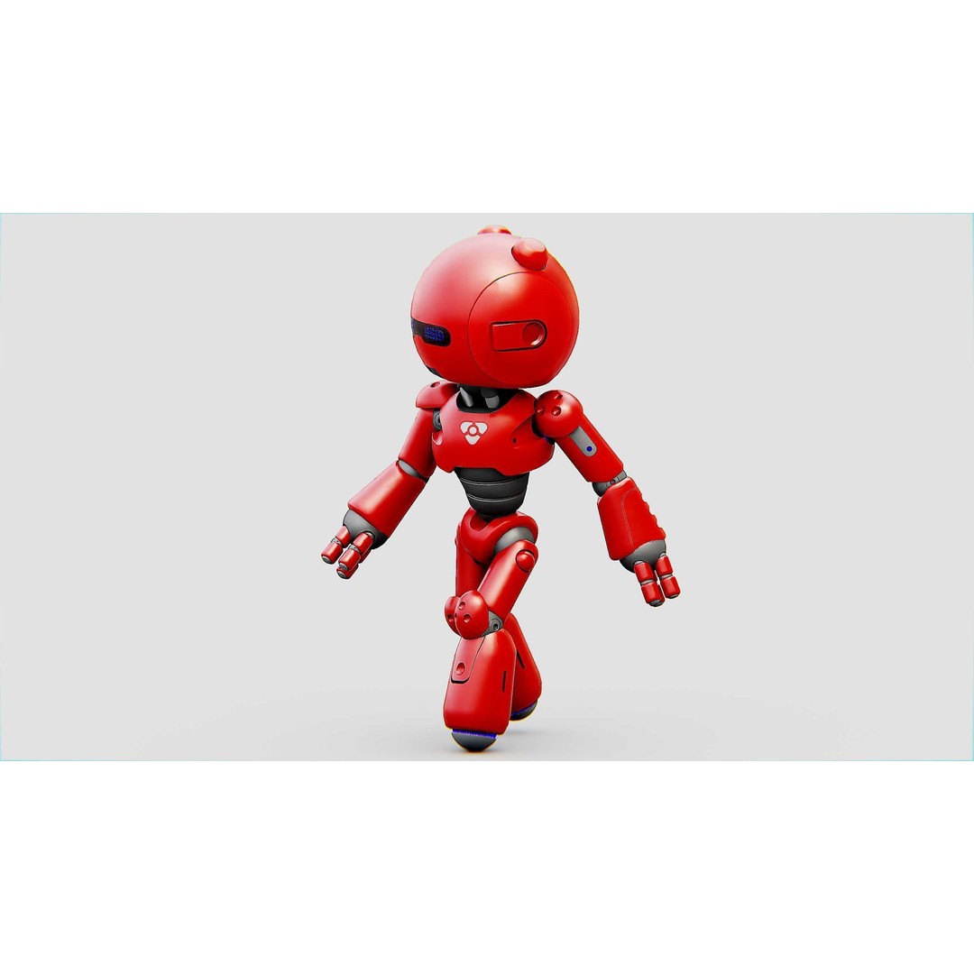 Hell Boy Bot 3D Model – Rigged Sci-Fi Character for Unity & Unreal Engine - View 4