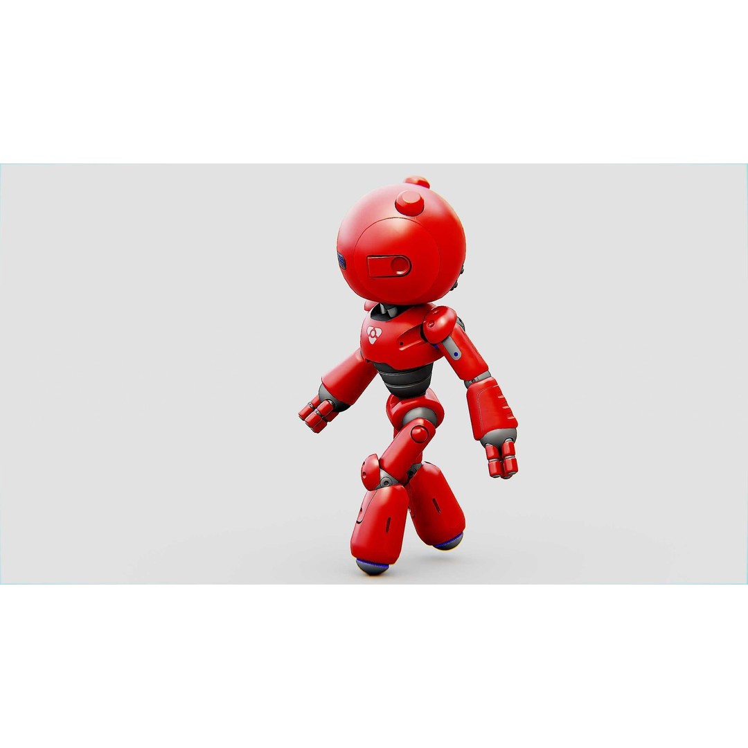 Hell Boy Bot 3D Model – Rigged Sci-Fi Character for Unity & Unreal Engine - View 5