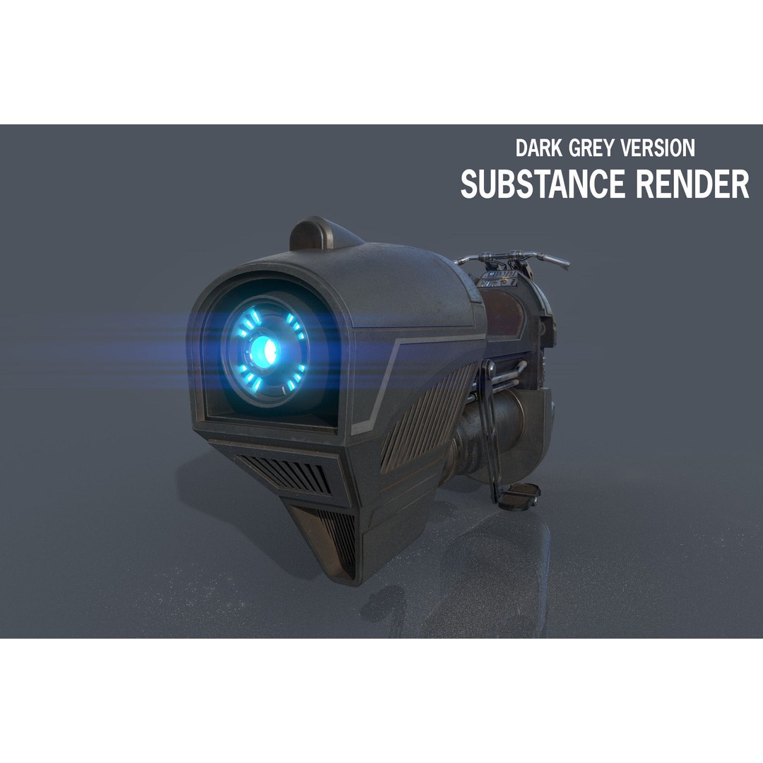 Luthen Style Speeder 3D Model – Low Poly PBR Vehicle, FBX - View 14