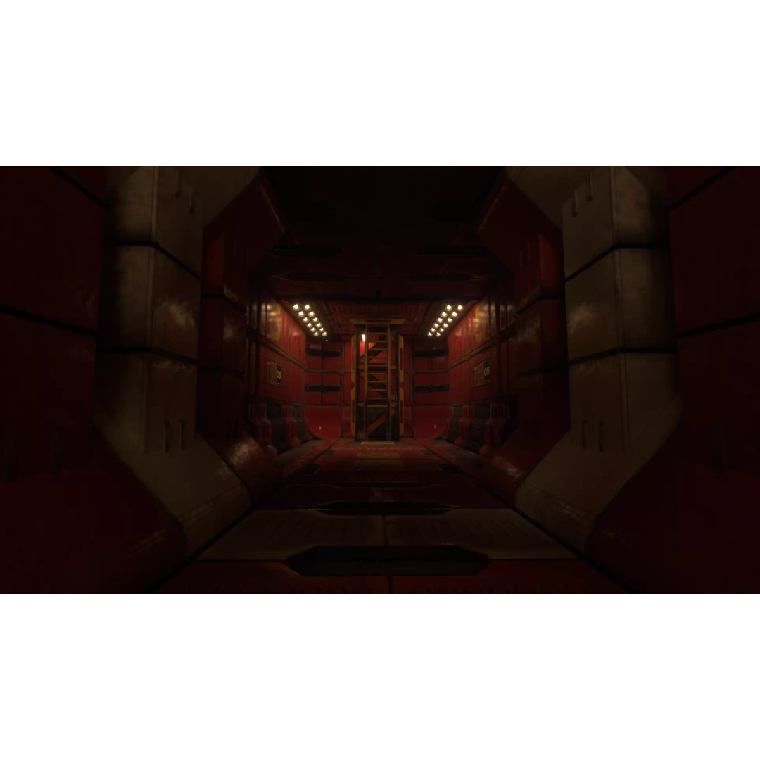 Modular Sci-Fi Industrial Corridor 3D Model – Low Poly Game Asset, FBX - View 17