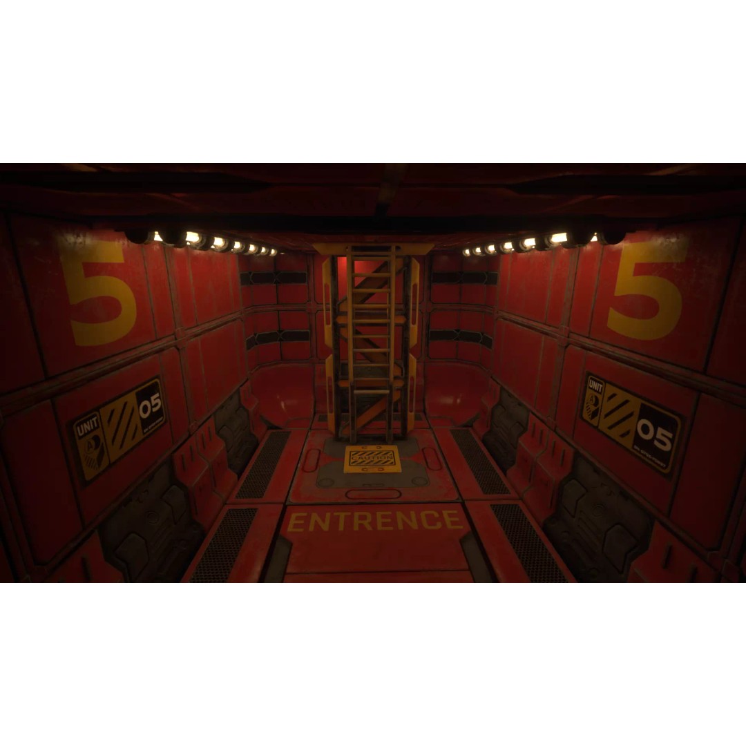 Modular Sci-Fi Industrial Corridor 3D Model – Low Poly Game Asset, FBX - View 18