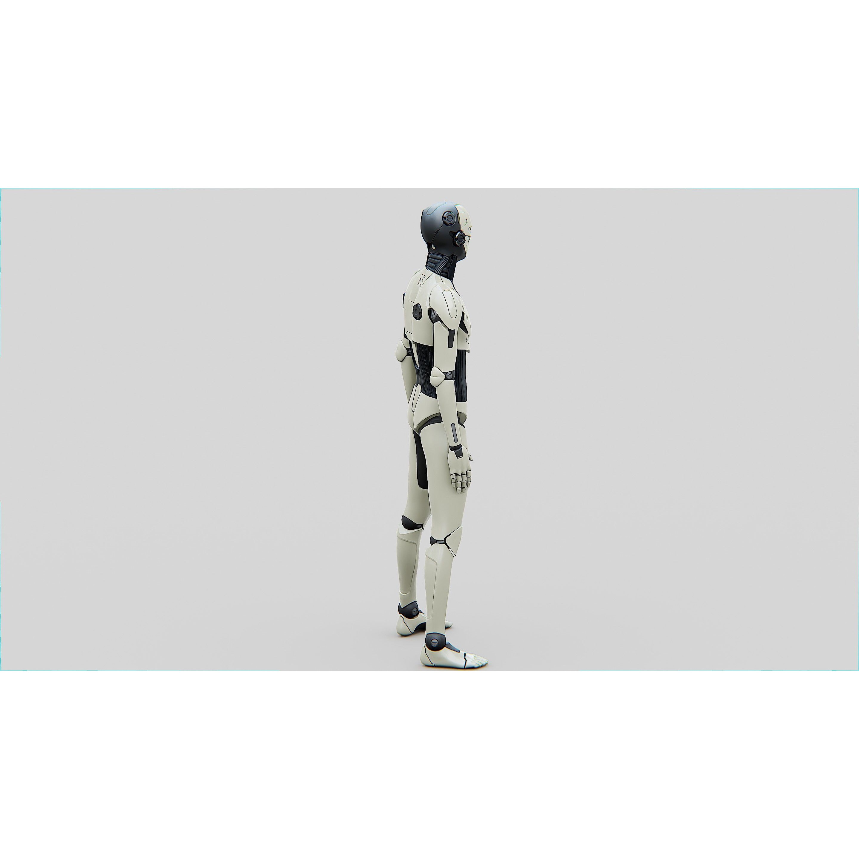 Humanoid Orpheus-B - Rigged Game-Ready 3D Model - View 11