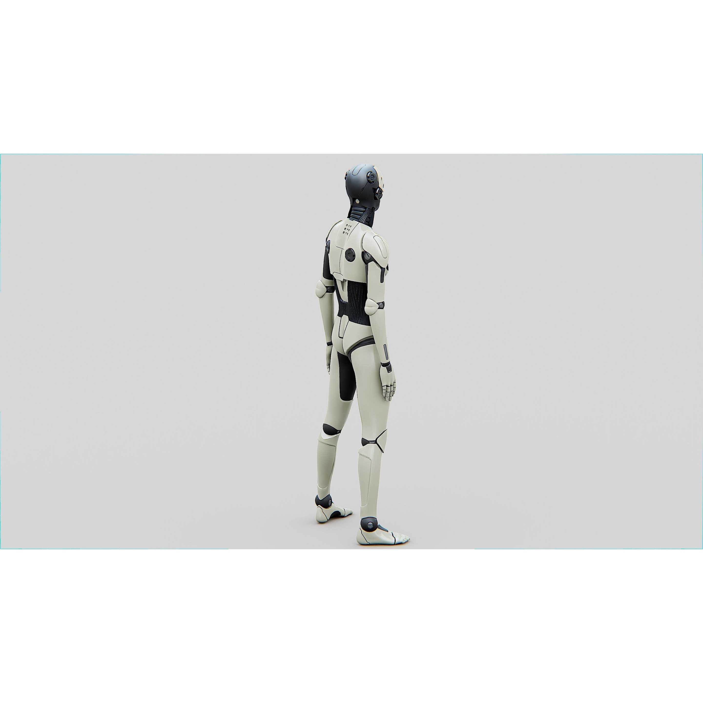 Humanoid Orpheus-B - Rigged Game-Ready 3D Model - View 12
