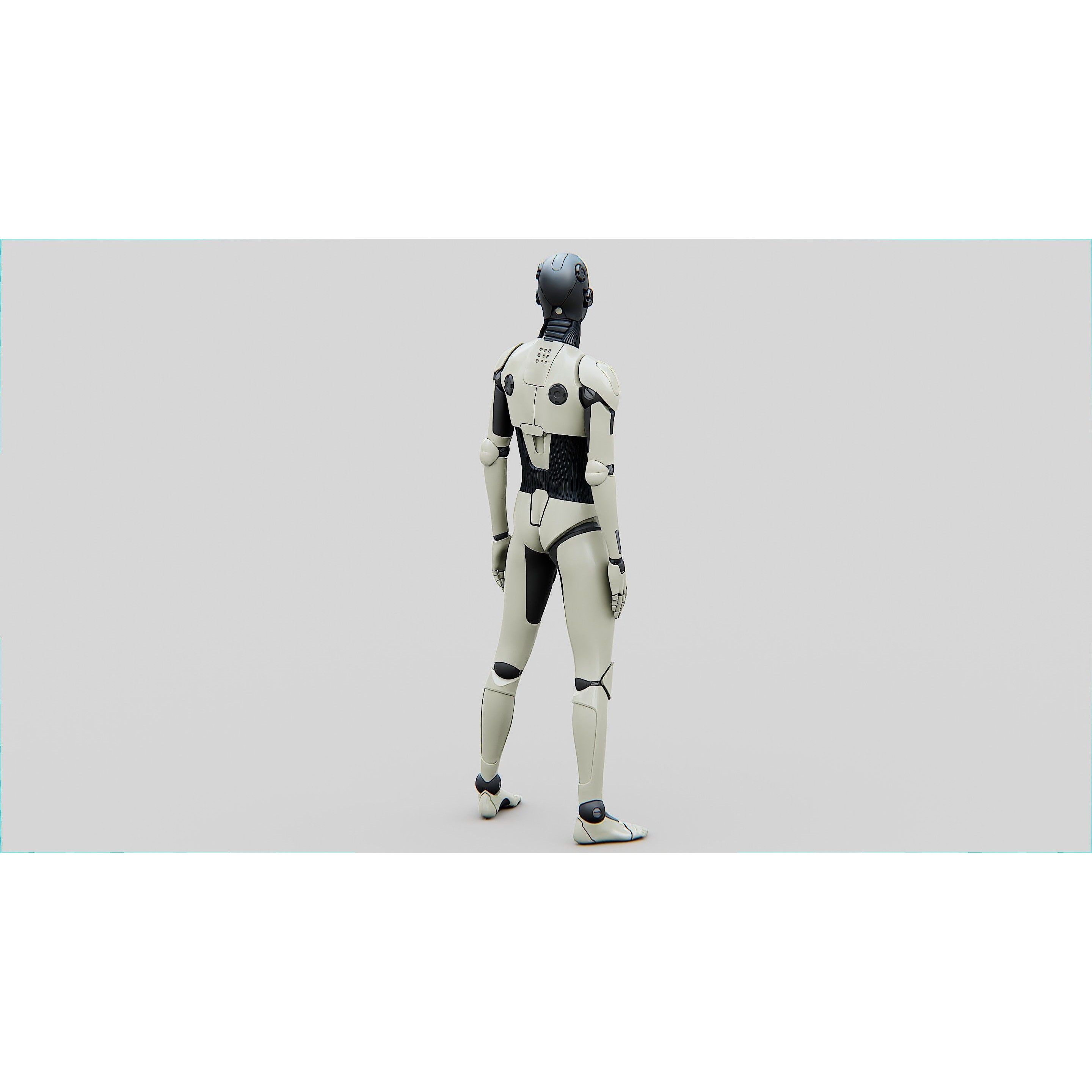 Humanoid Orpheus-B - Rigged Game-Ready 3D Model - View 13