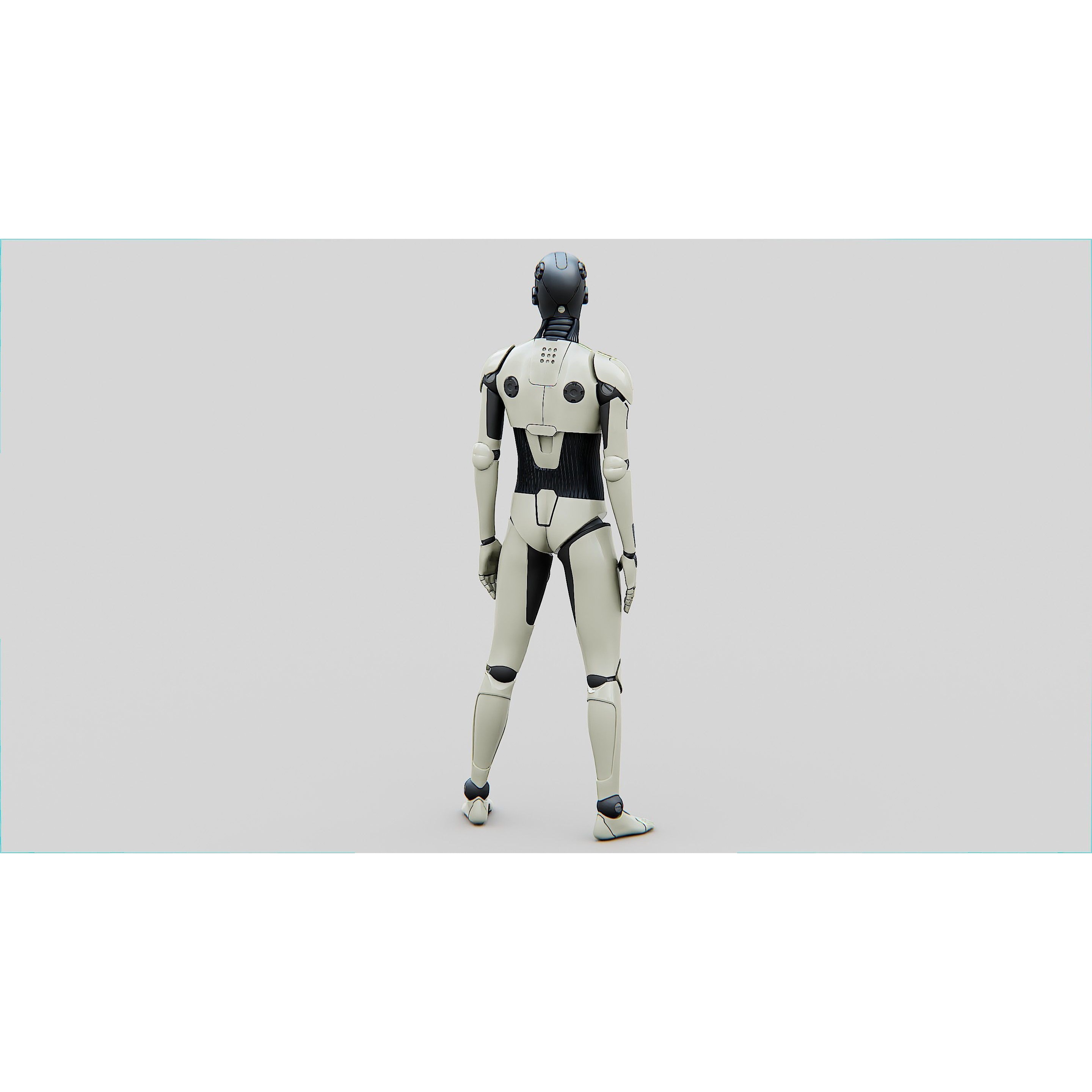 Humanoid Orpheus-B - Rigged Game-Ready 3D Model - View 14