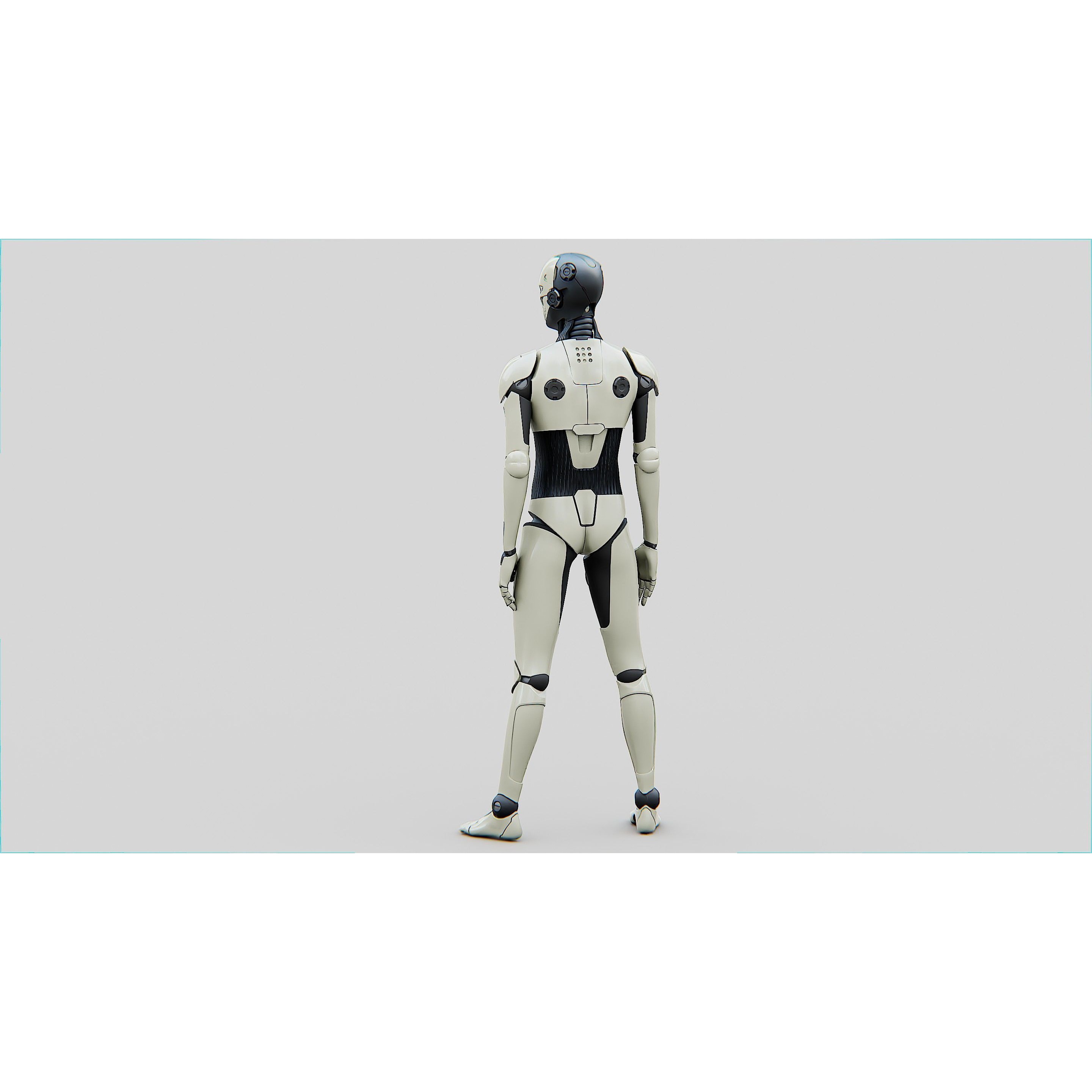 Humanoid Orpheus-B - Rigged Game-Ready 3D Model - View 16