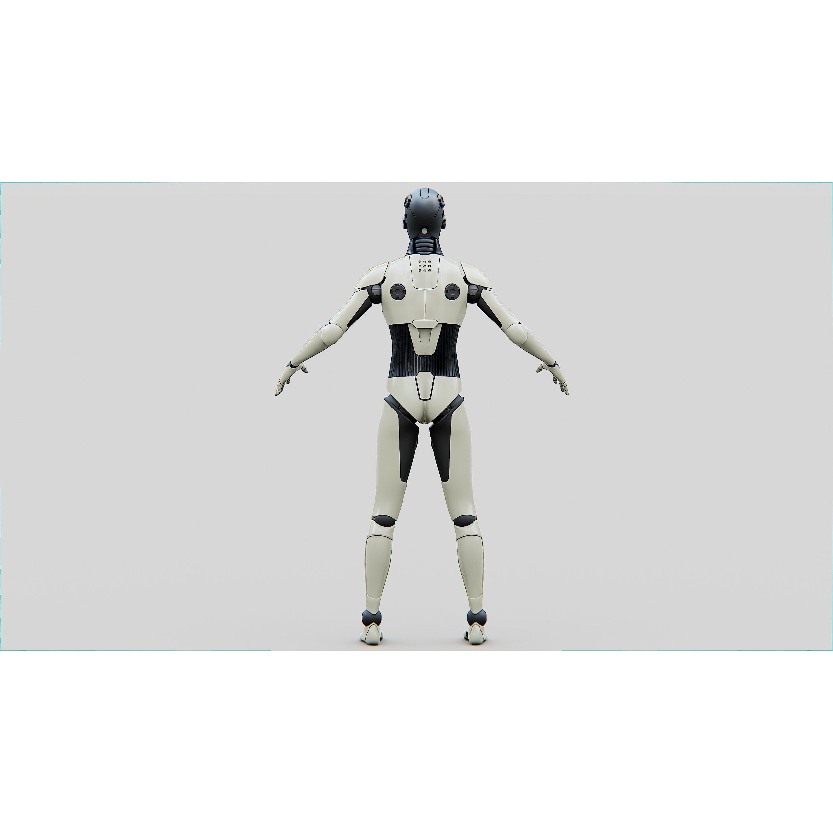Humanoid Orpheus-B - Rigged Game-Ready 3D Model - View 32
