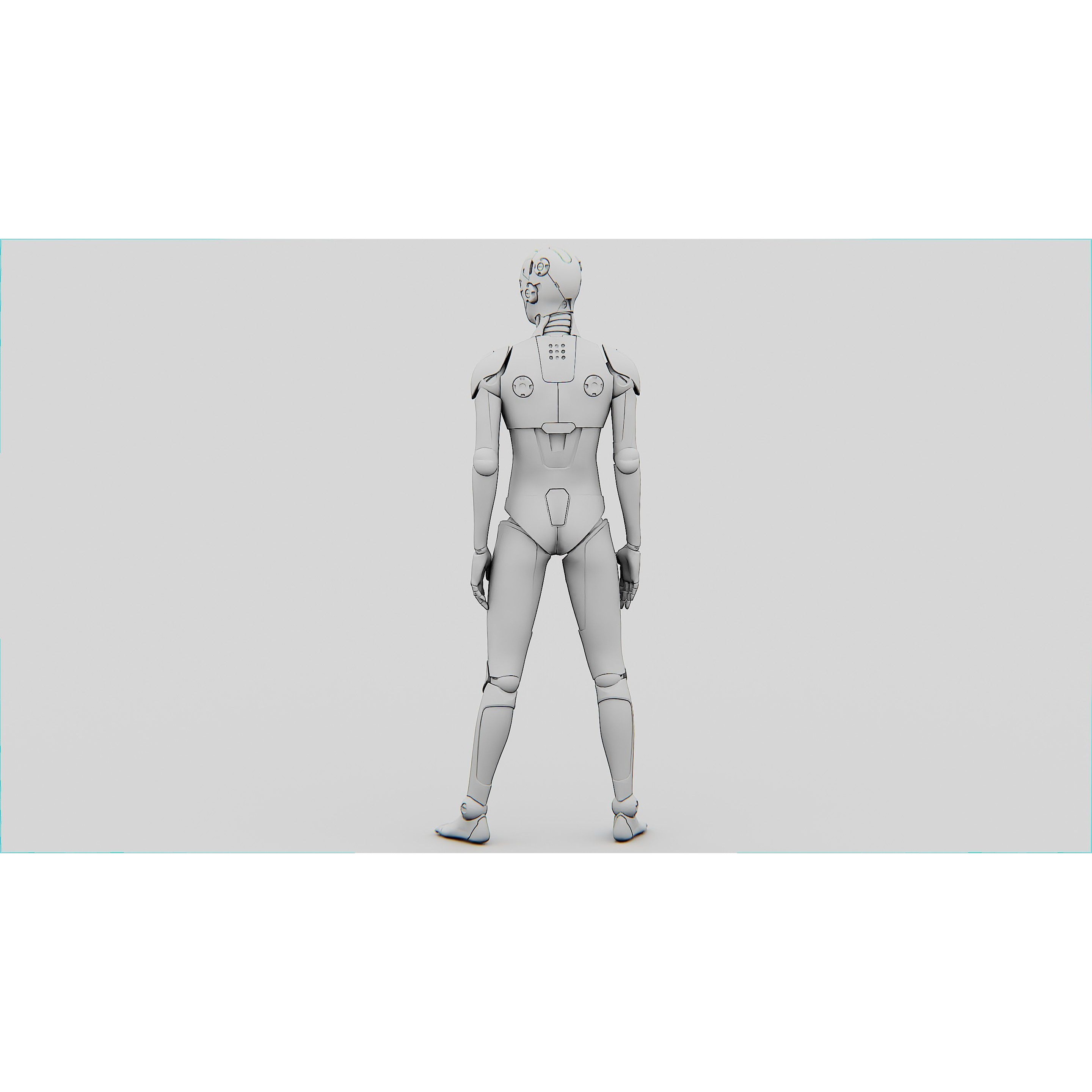 Humanoid Orpheus-B - Rigged Game-Ready 3D Model - View 34