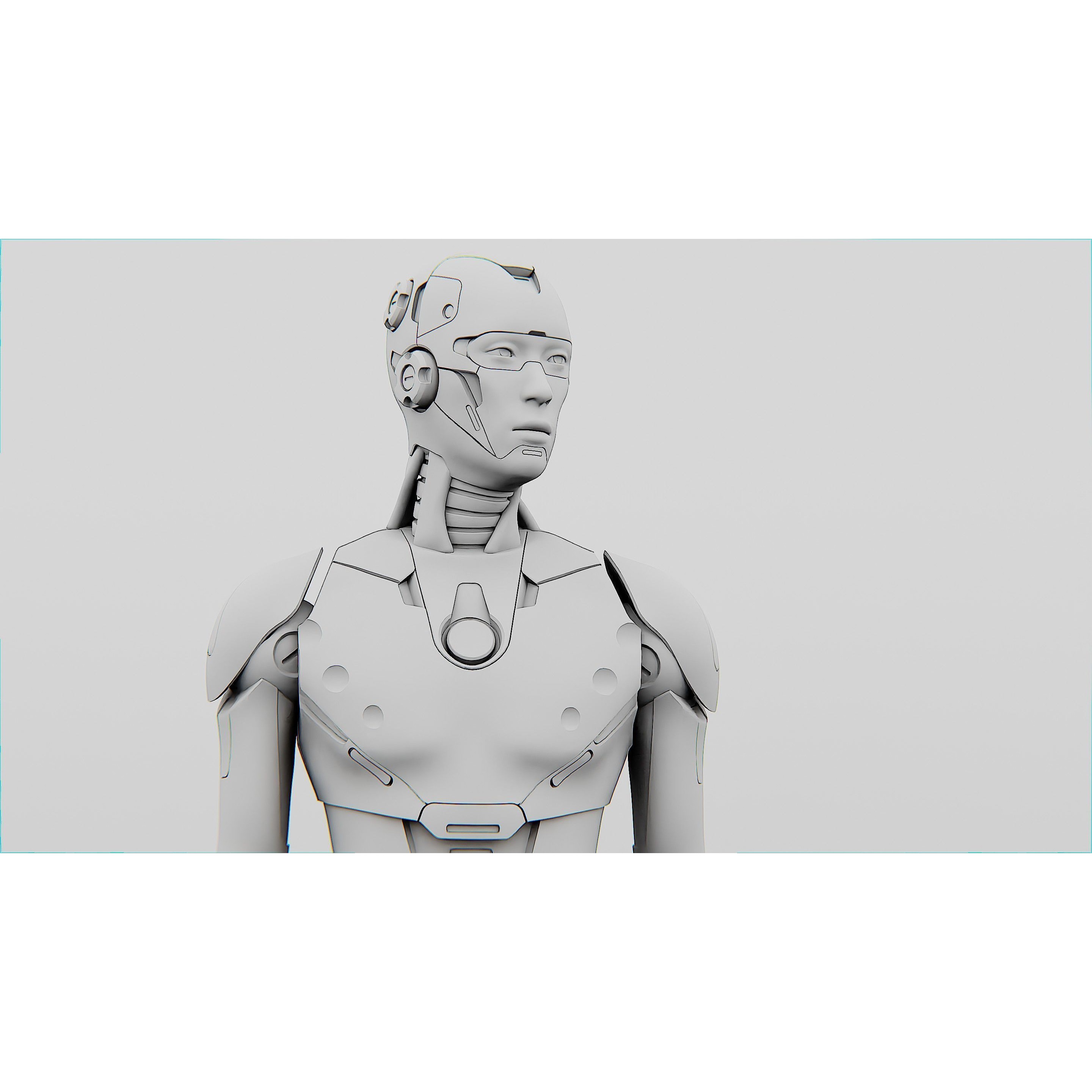 Humanoid Orpheus-B - Rigged Game-Ready 3D Model - View 35