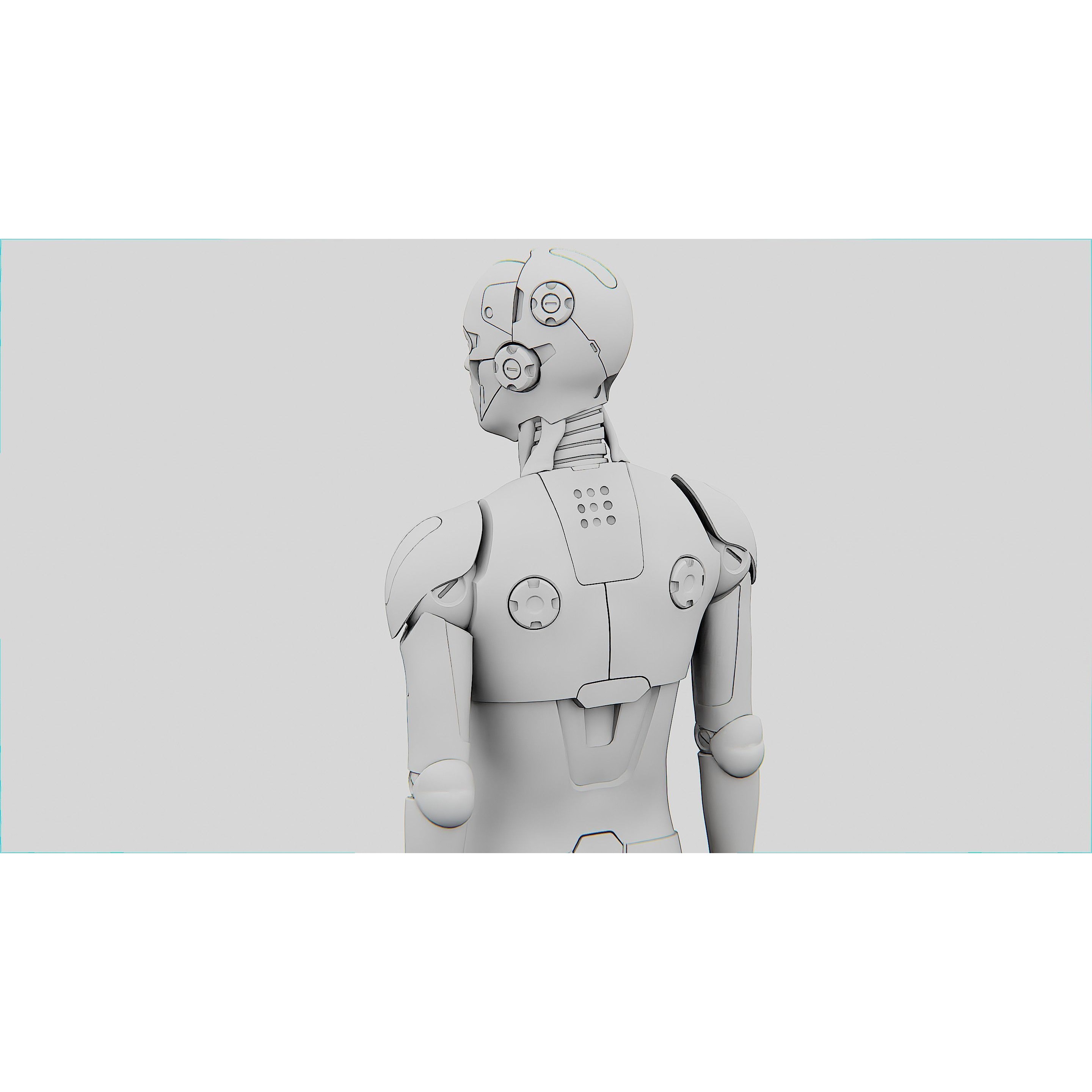 Humanoid Orpheus-B - Rigged Game-Ready 3D Model - View 36