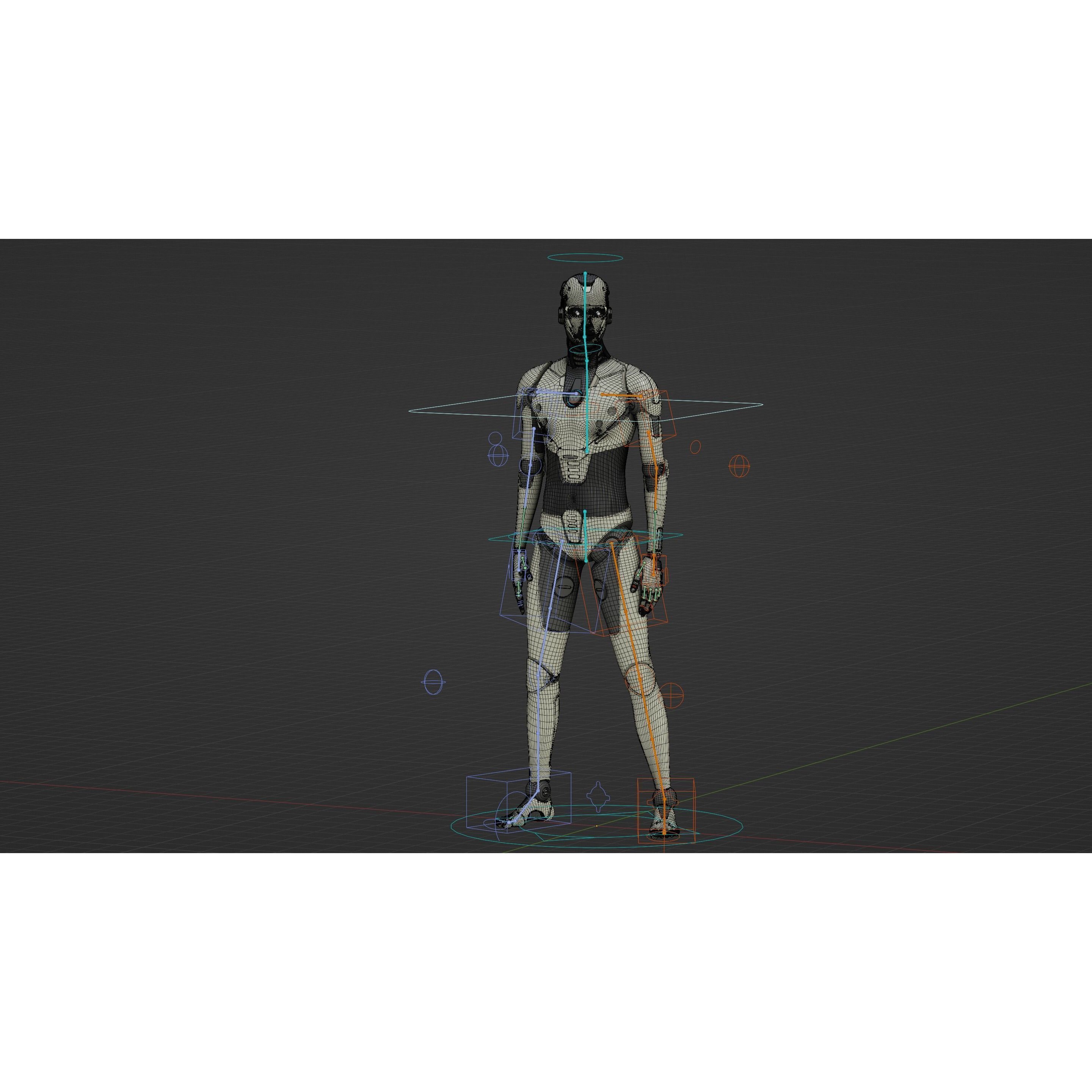 Humanoid Orpheus-B - Rigged Game-Ready 3D Model - View 38