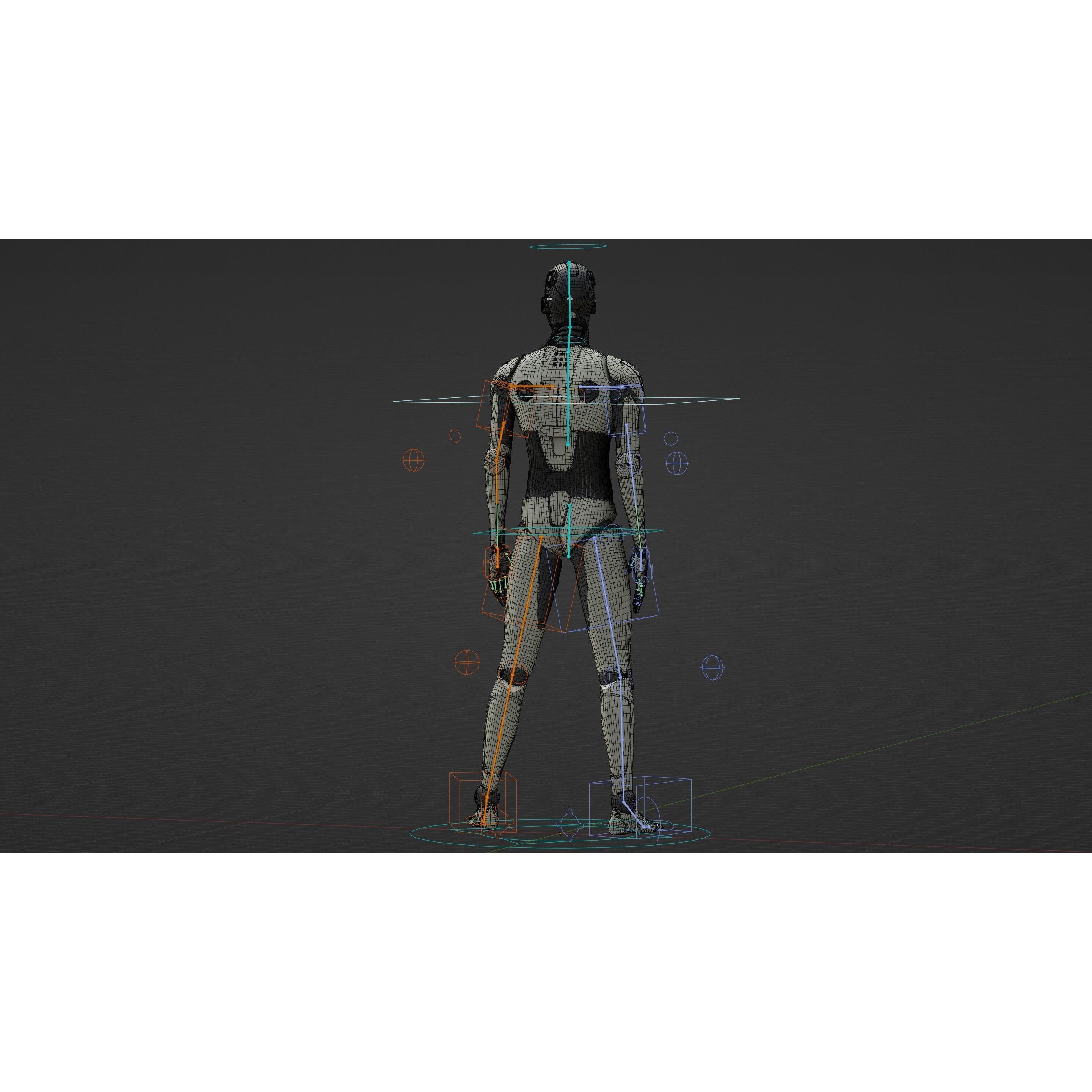 Humanoid Orpheus-B - Rigged Game-Ready 3D Model - View 39
