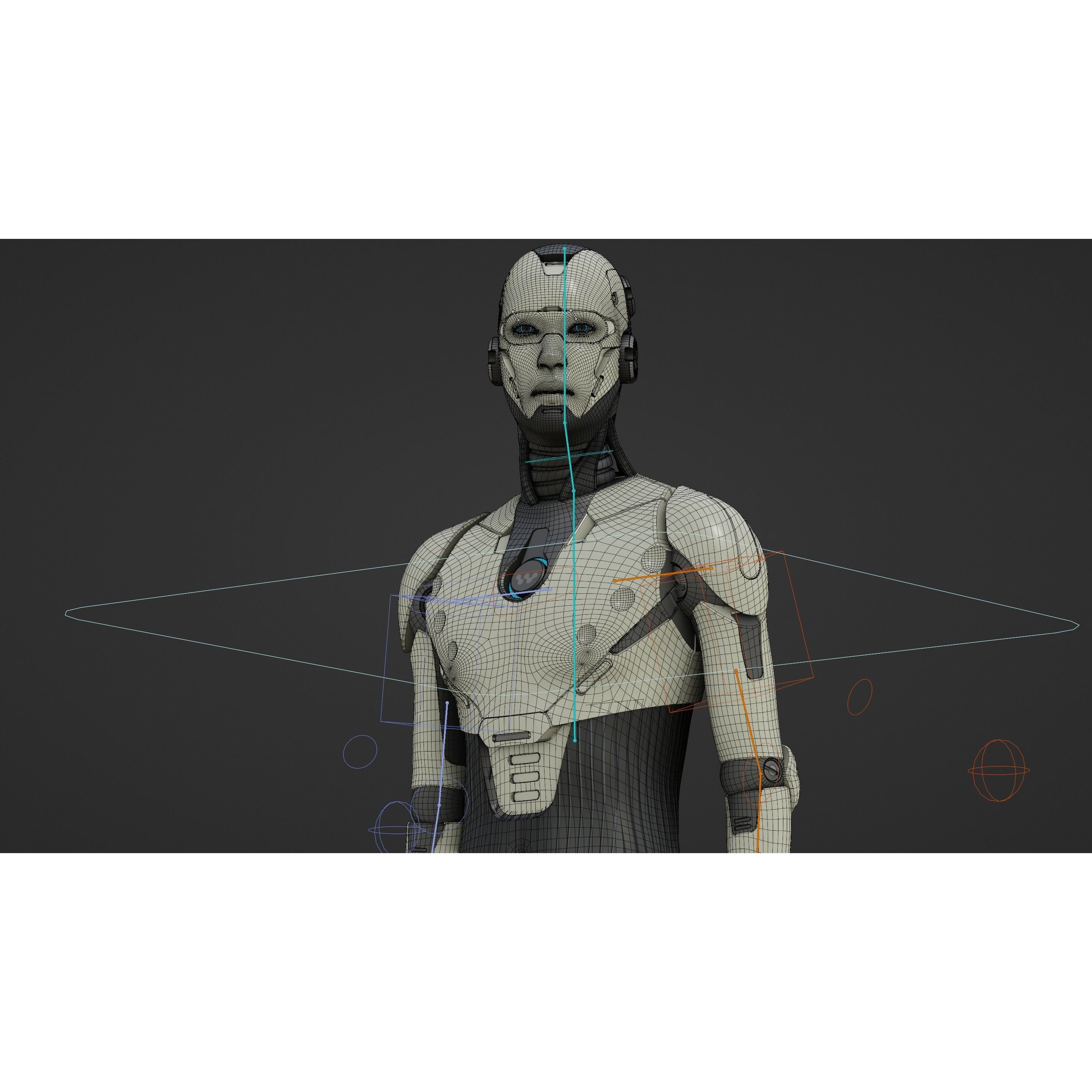 Humanoid Orpheus-B - Rigged Game-Ready 3D Model - View 40