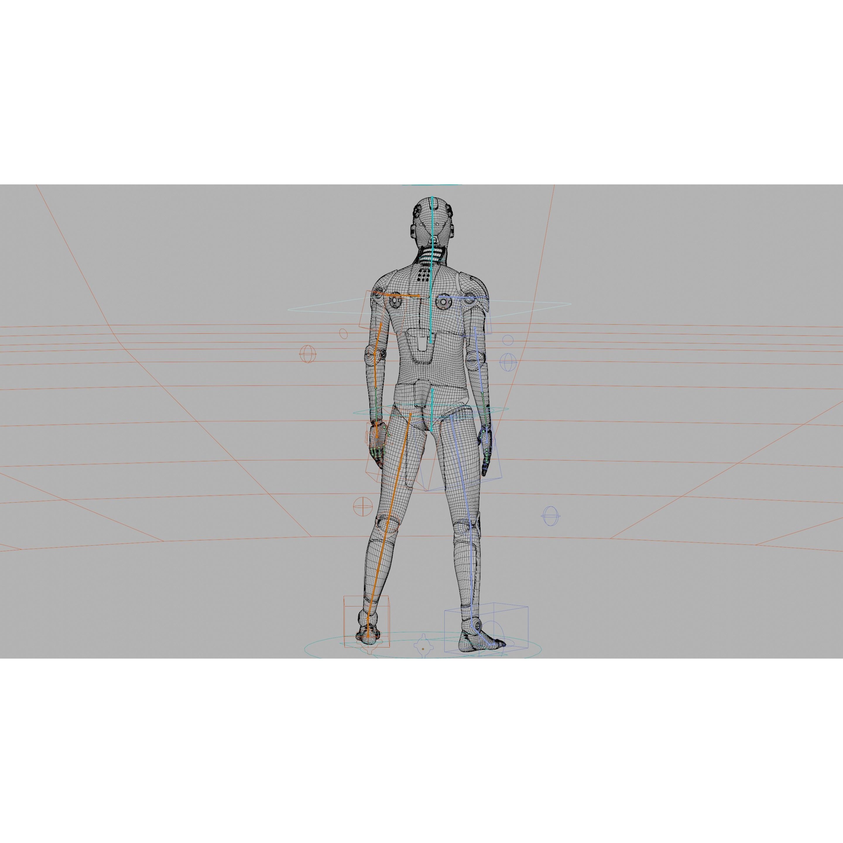 Humanoid Orpheus-B - Rigged Game-Ready 3D Model - View 42