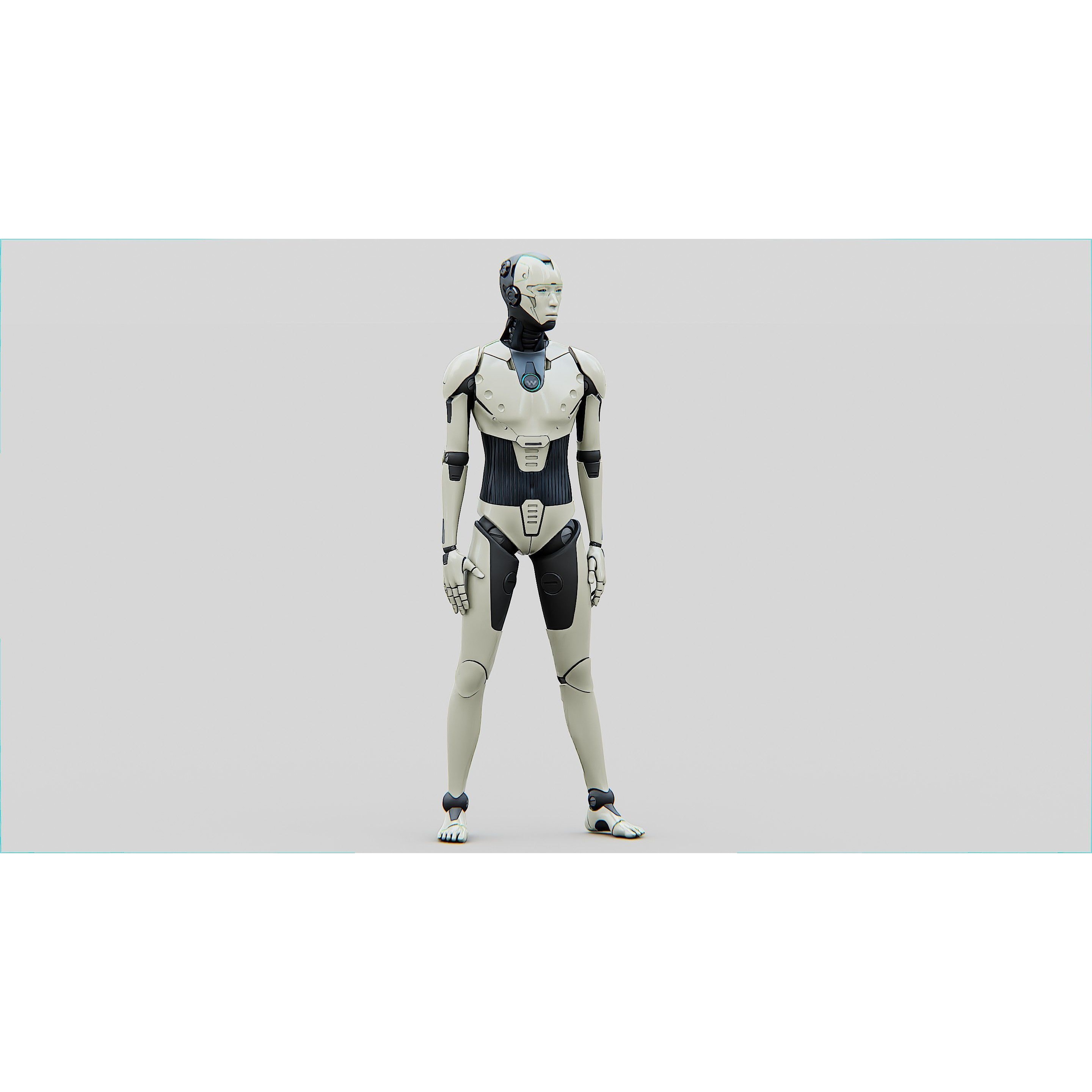 Humanoid Orpheus-B - Rigged Game-Ready 3D Model - View 6