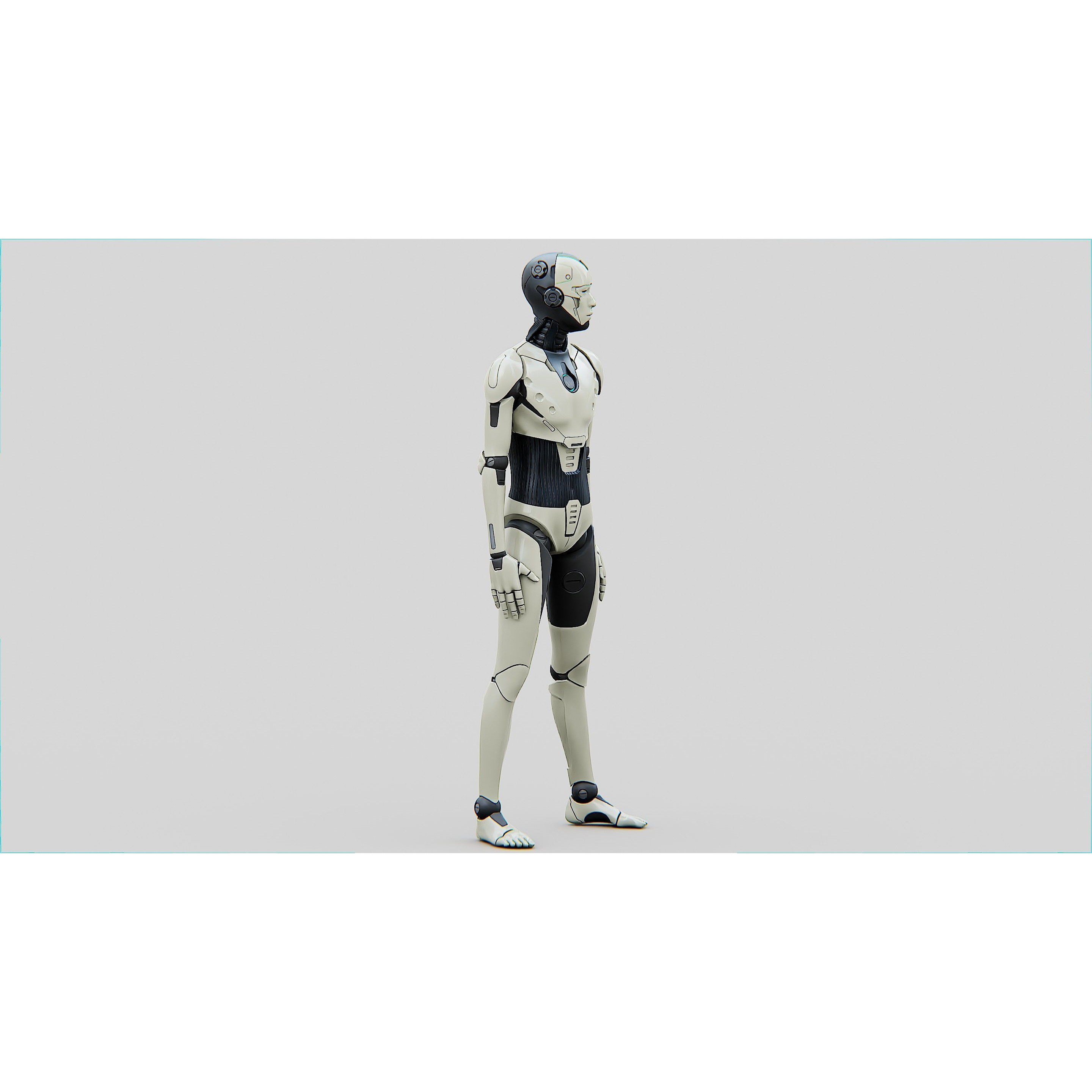 Humanoid Orpheus-B - Rigged Game-Ready 3D Model - View 8