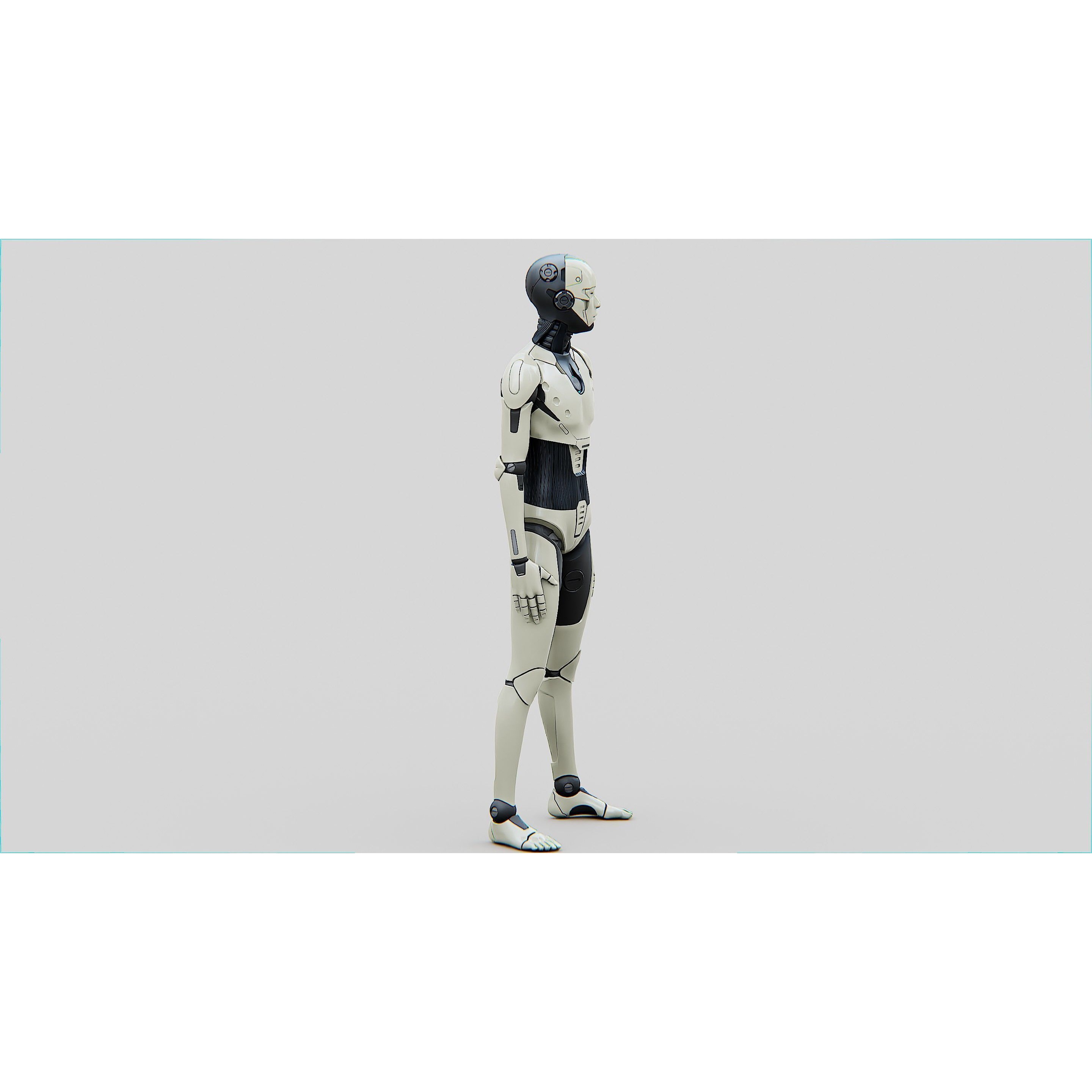 Humanoid Orpheus-B - Rigged Game-Ready 3D Model - View 9