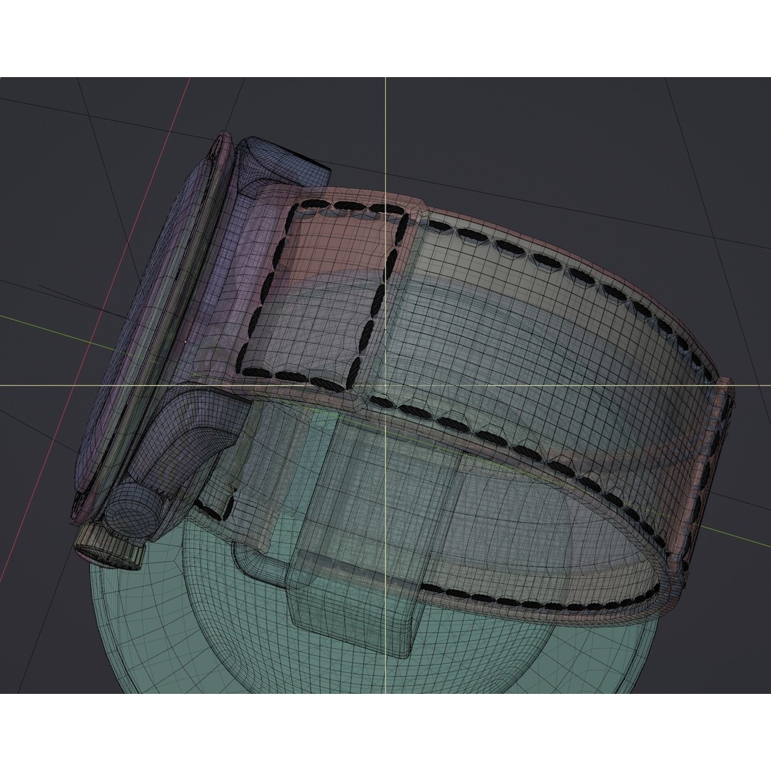 Swatch Omega MoonSwatch Earth 3D Model – High Poly PBR Asset, Blender, FBX, OBJ