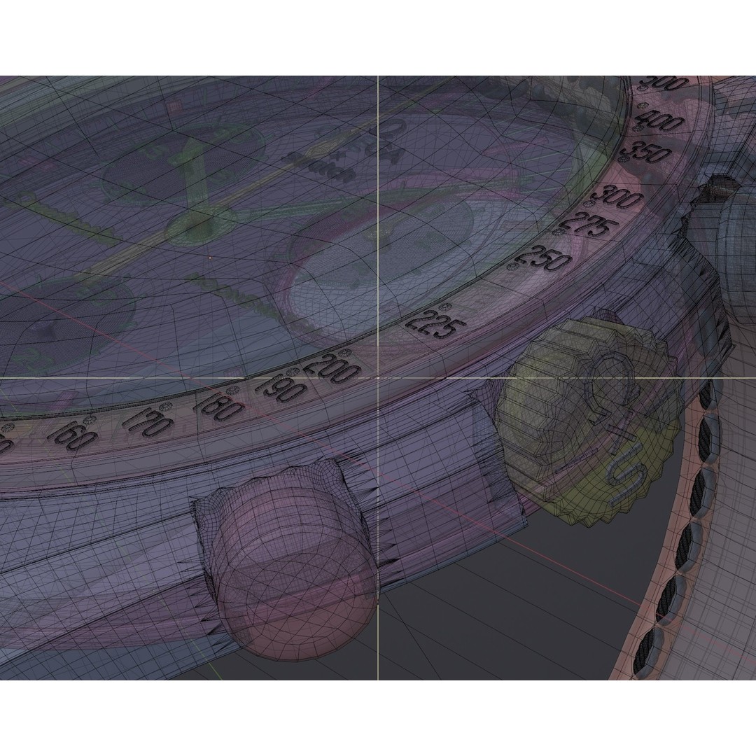 Swatch Omega MoonSwatch Earth 3D Model – High Poly PBR Asset, Blender, FBX, OBJ - View 15